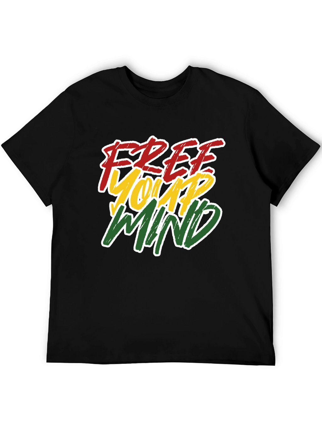 Free Your Mind Black Graphic Tee