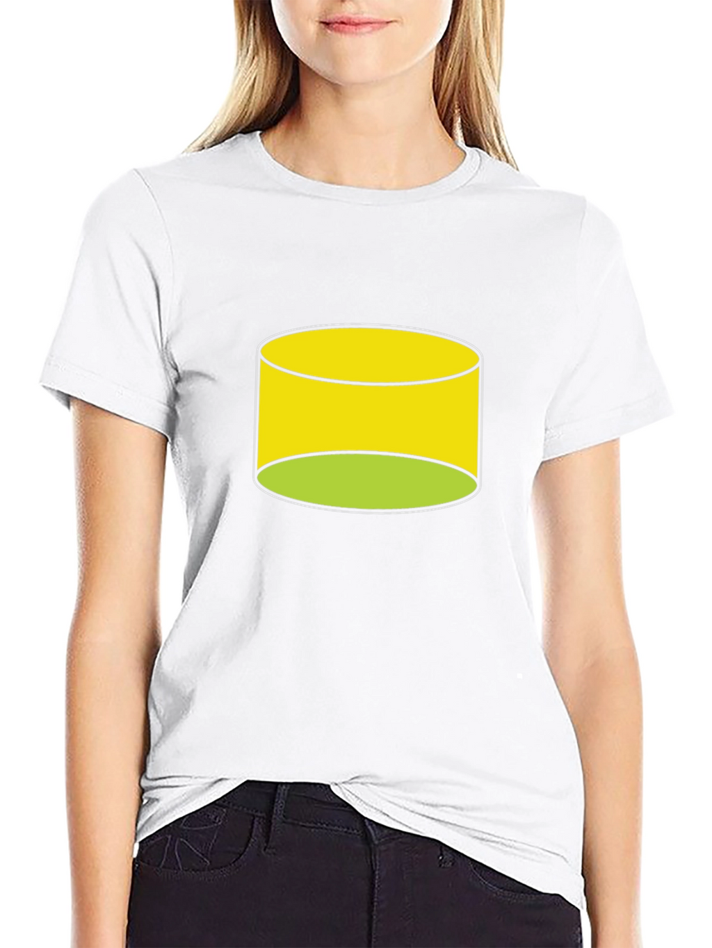 Cylinder Graphic Black T-Shirt