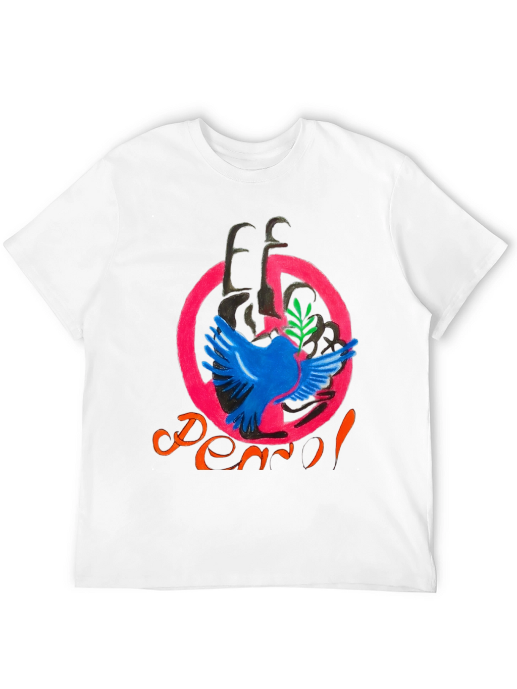 Peace Dove Graphic Tee - Unique Artistic Design