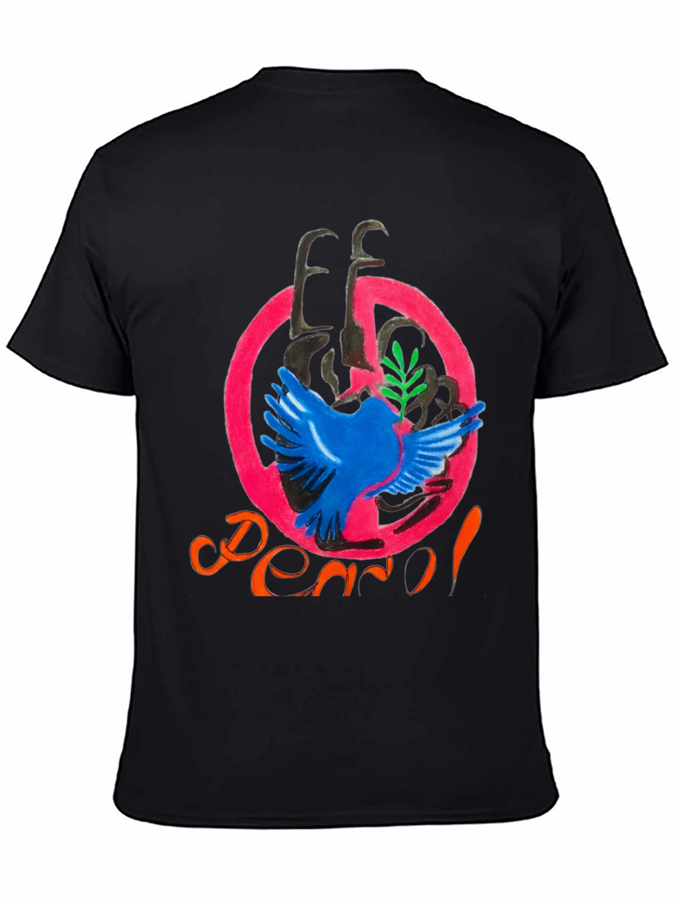Peace Dove Graphic Tee - Unique Artistic Design