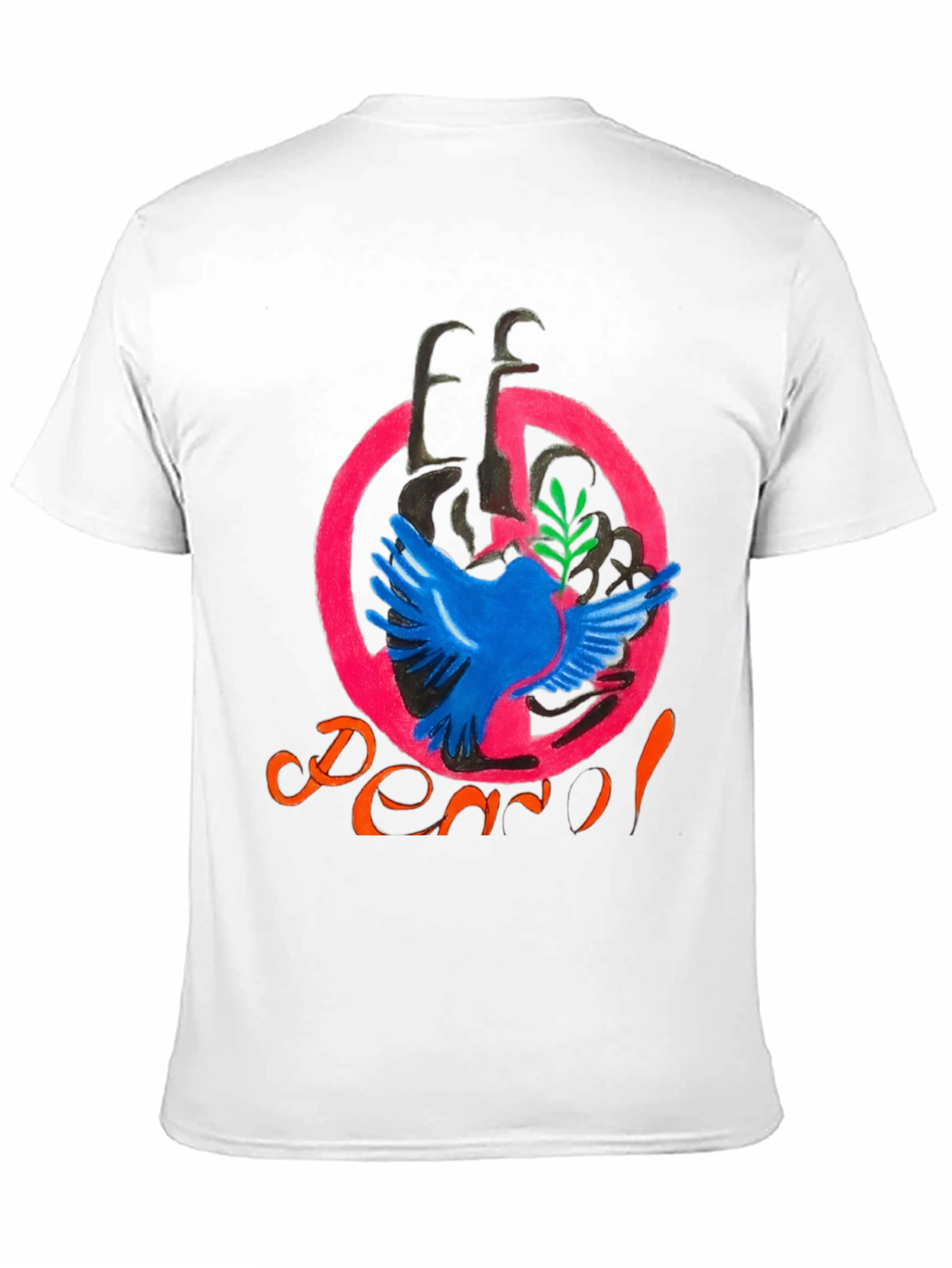 Peace Dove Graphic Tee - Unique Artistic Design