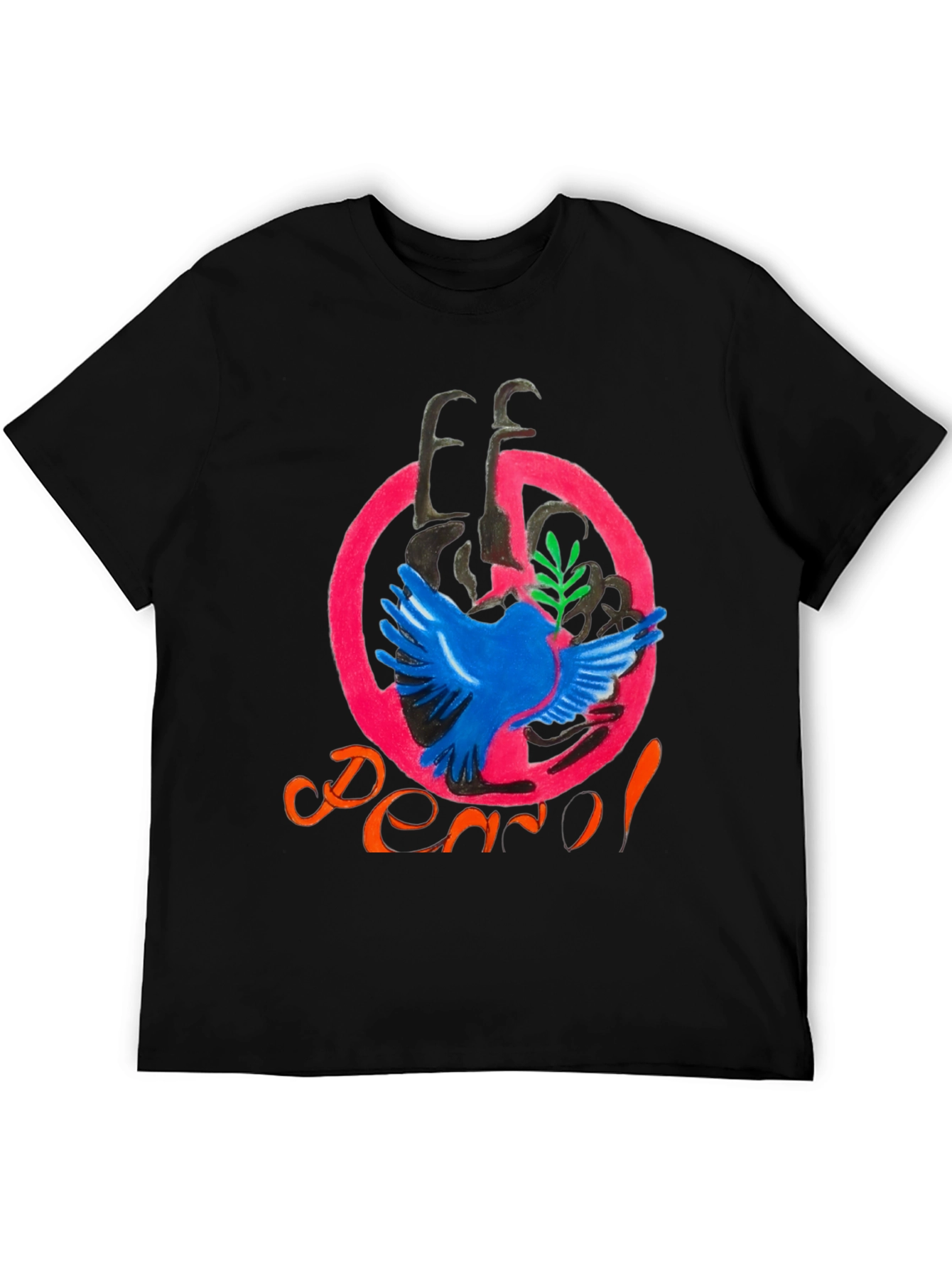 Peace Dove Graphic Tee - Unique Artistic Design