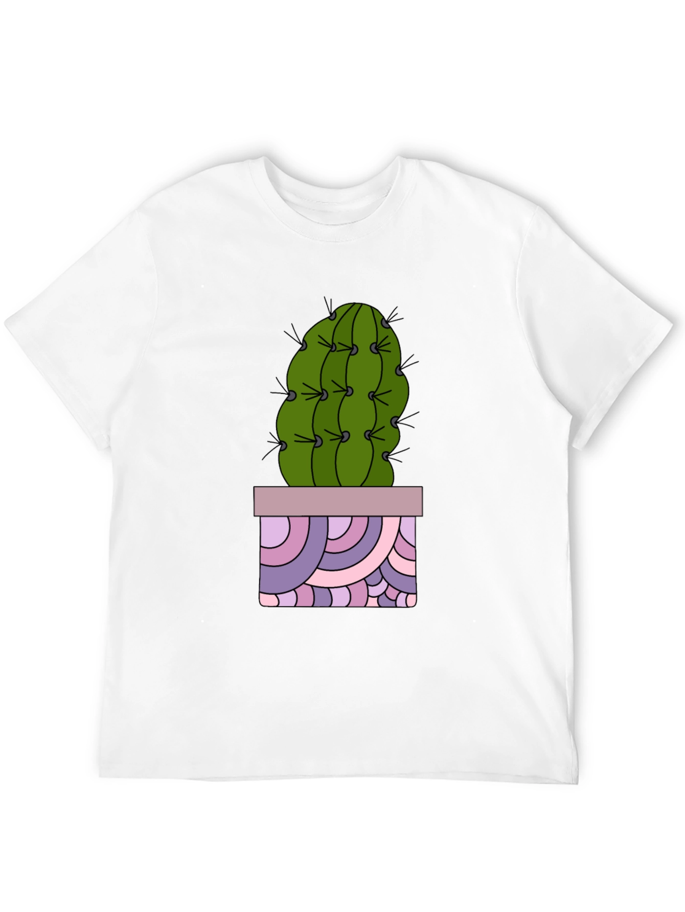 Cactus T-Shirt - Unique Potted Design