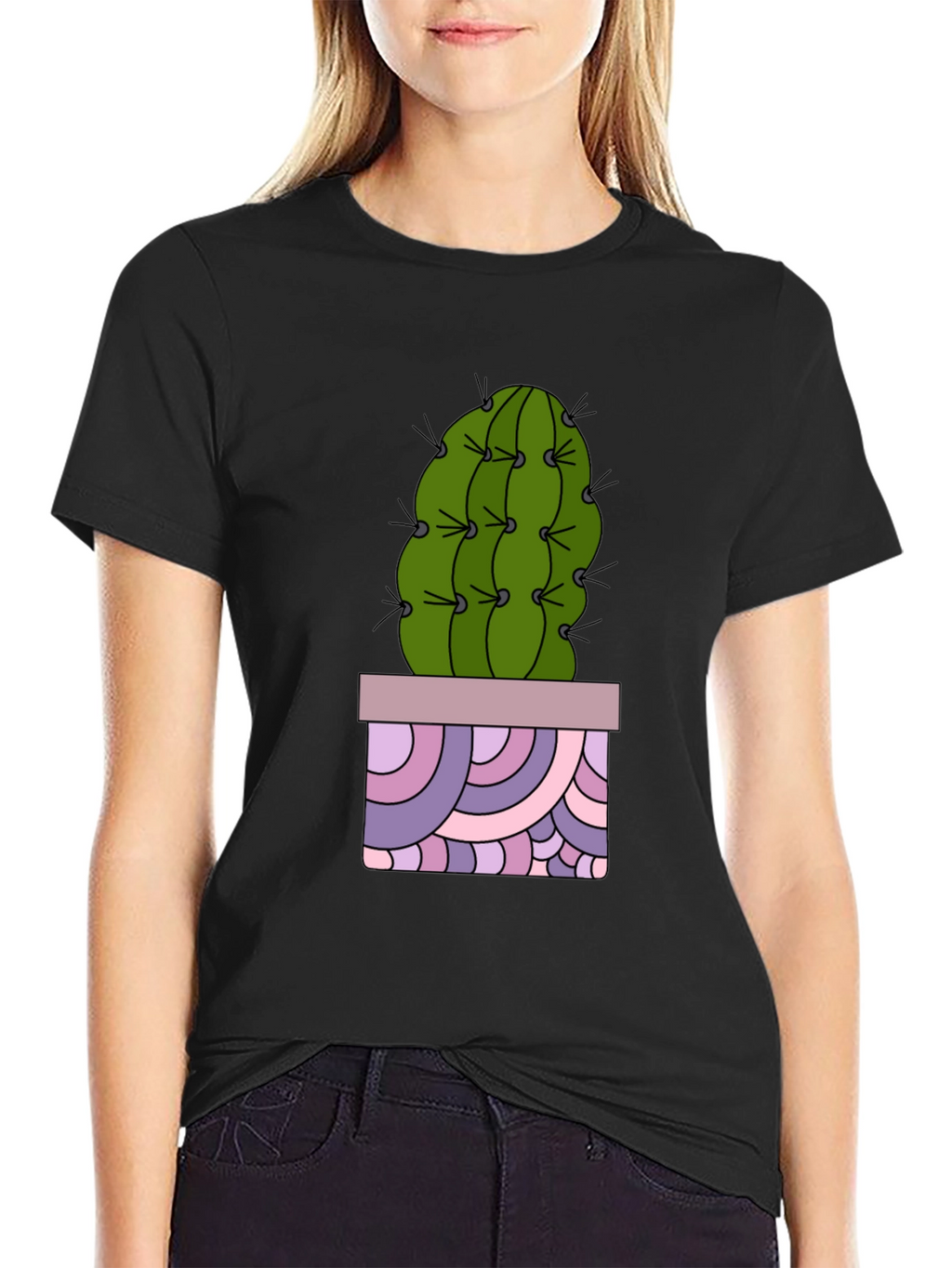 Cactus T-Shirt - Unique Potted Design