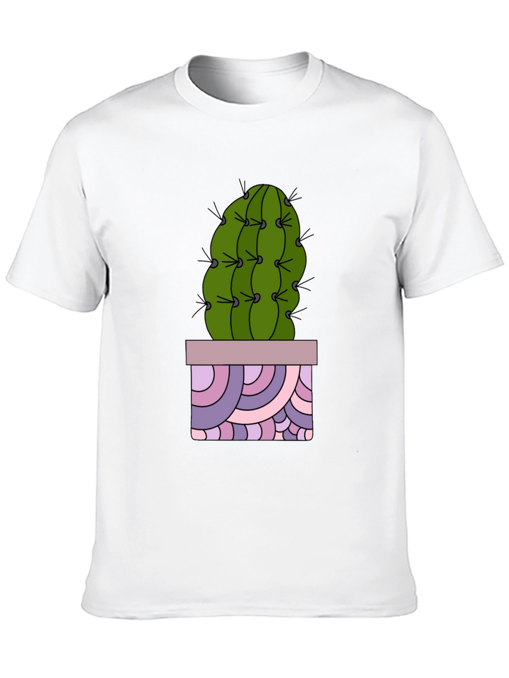 Cactus T-Shirt - Unique Potted Design