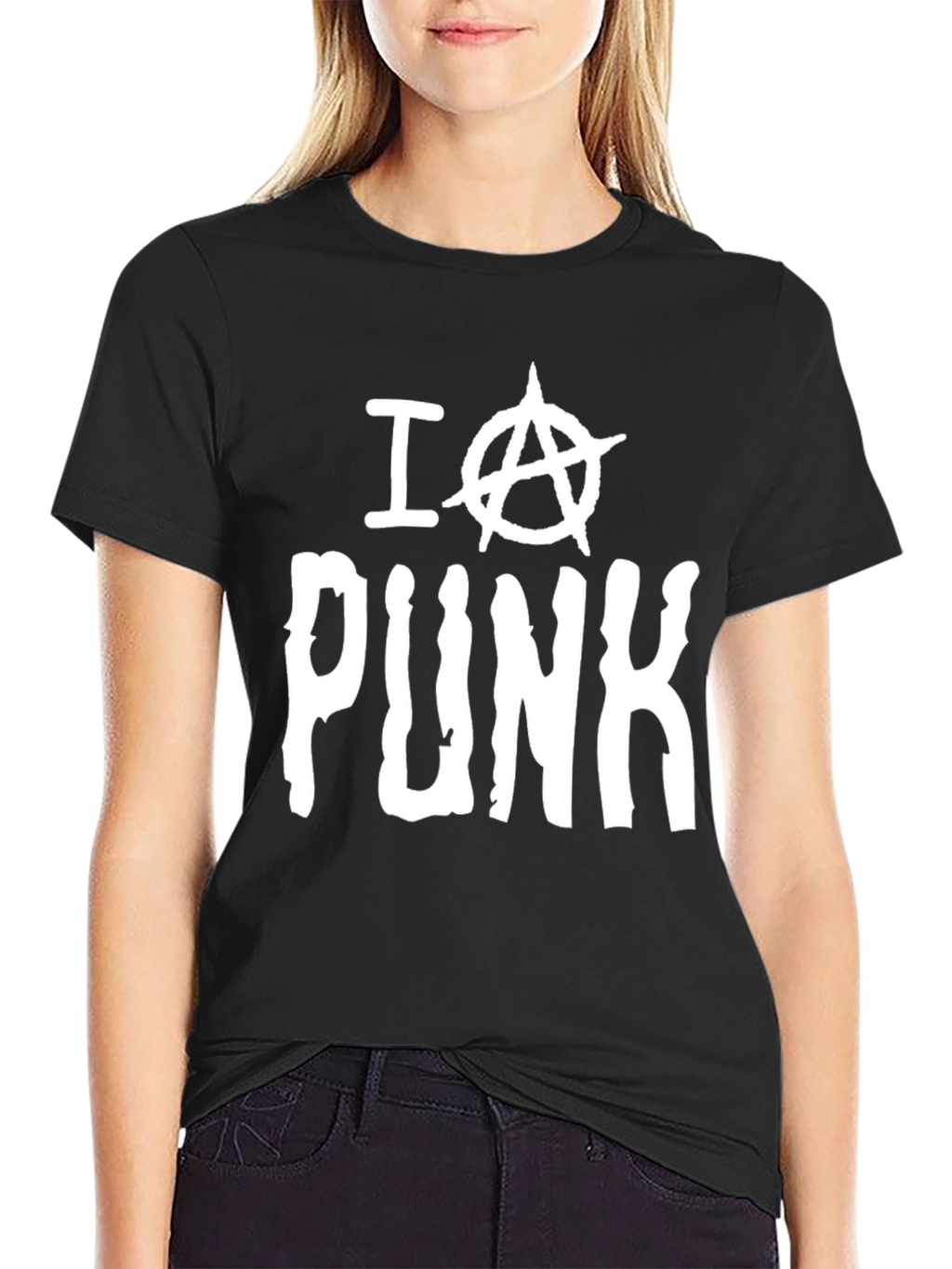 I Anarchy Symbol Punk T-Shirt - Classic Black Tee