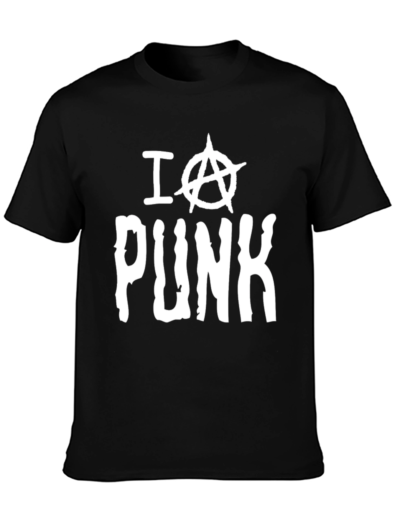 I Anarchy Symbol Punk T-Shirt - Classic Black Tee