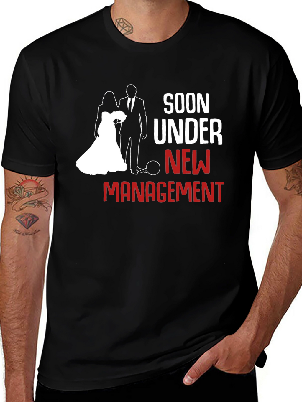Soon Under New Management T-Shirt Funny Groom