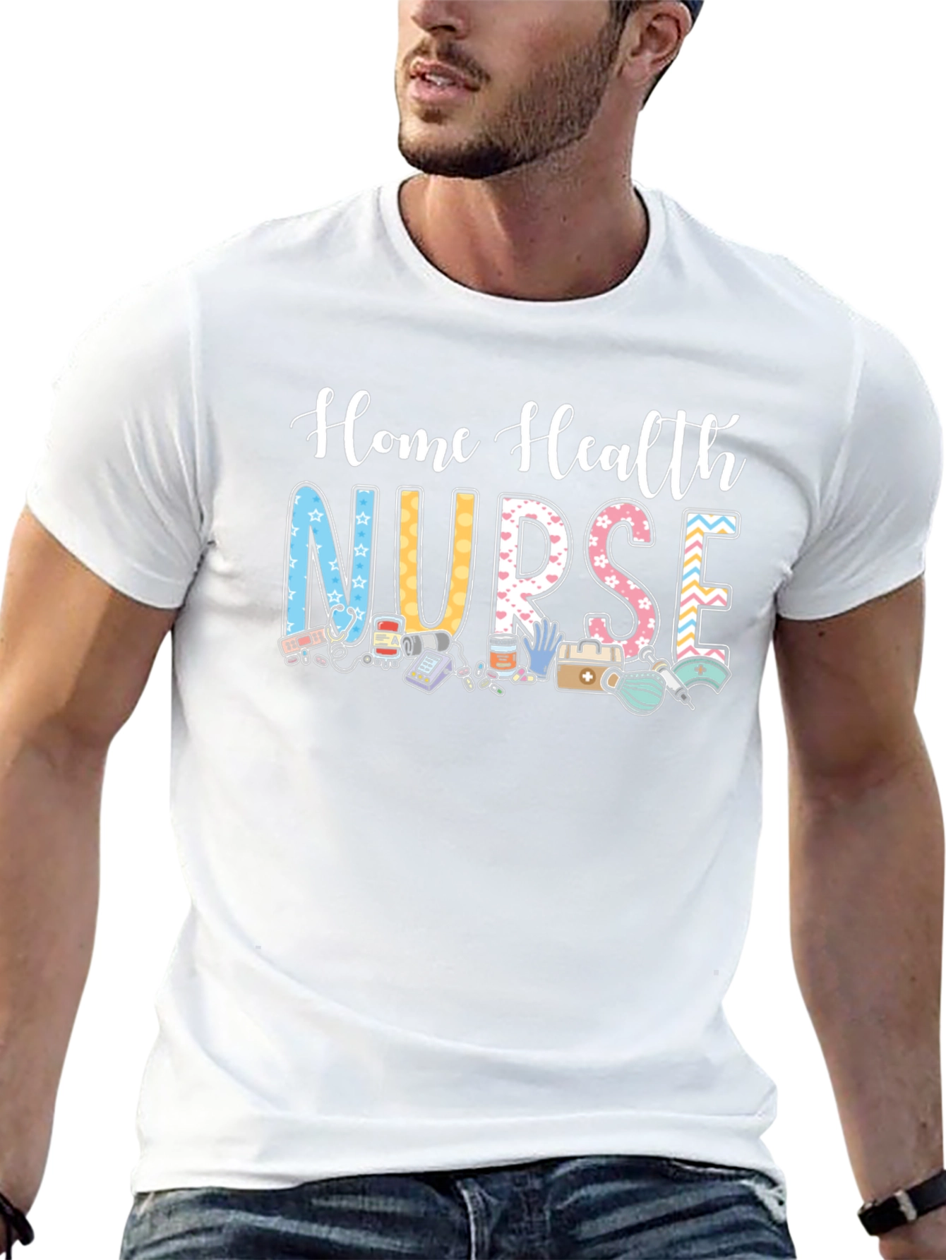 Home Health Nurse Graphic T-Shirt