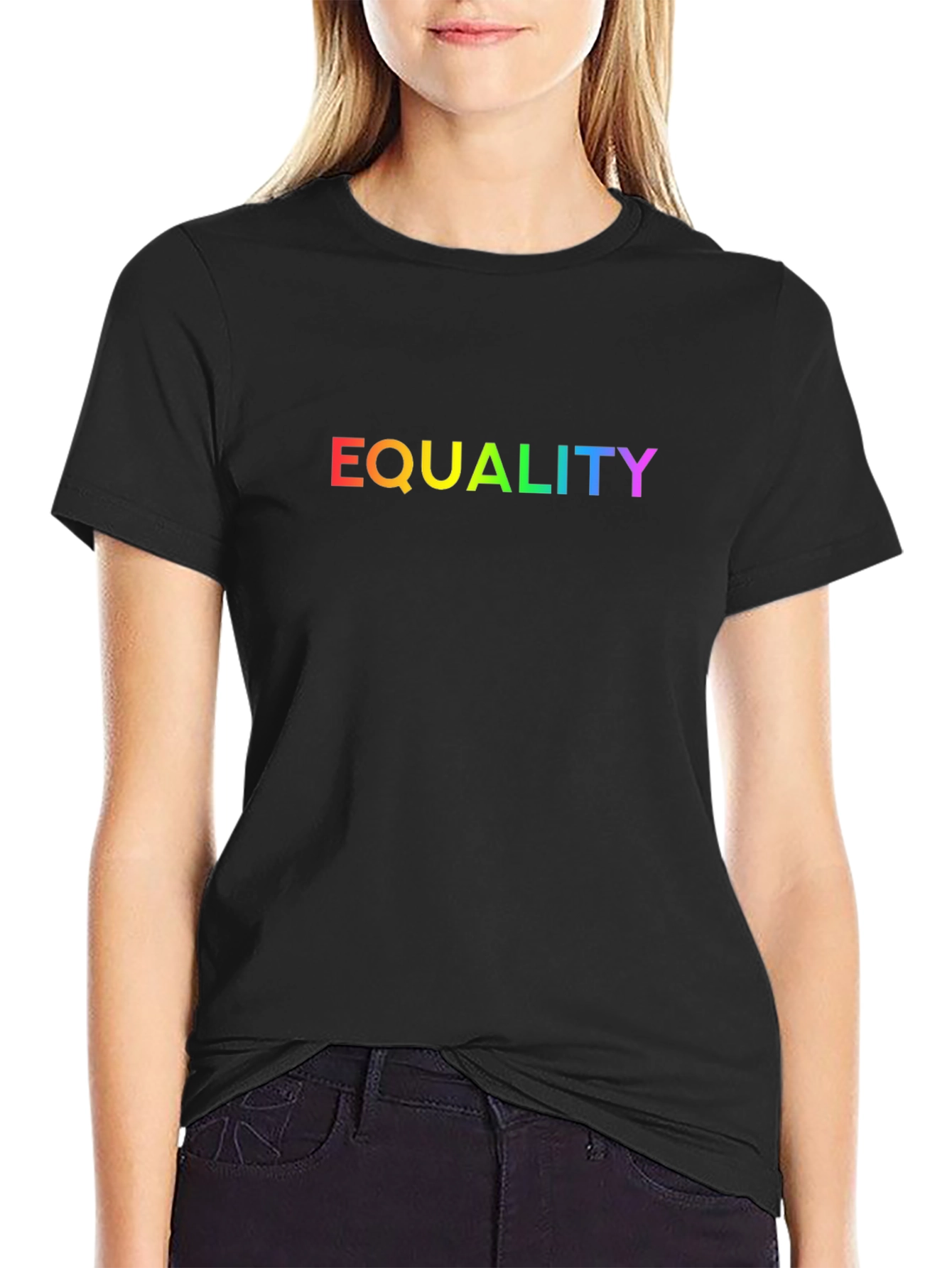 Equality Rainbow Graphic T-Shirt