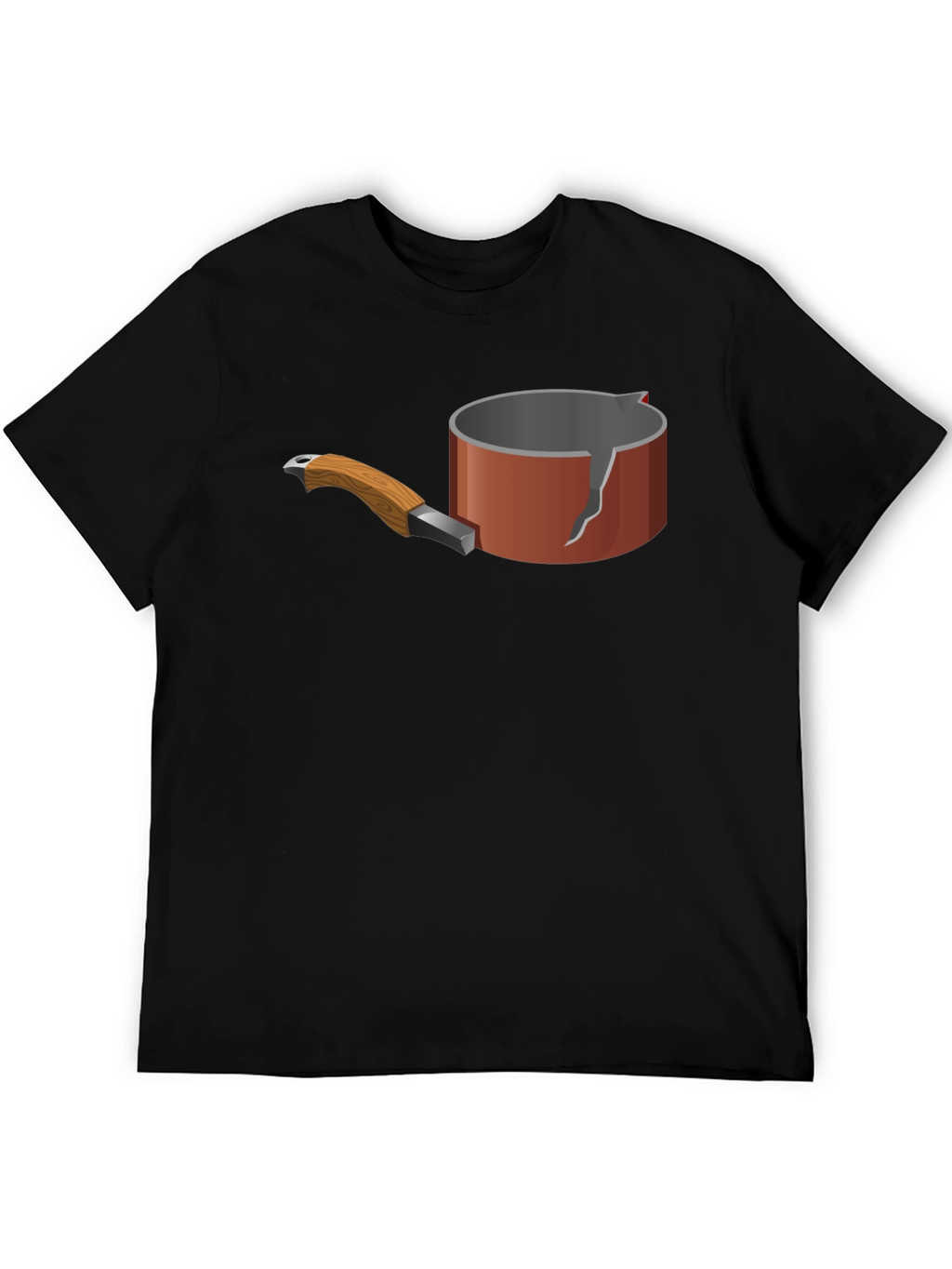 Broken Pot Graphic Tee - Unique Casual Wear