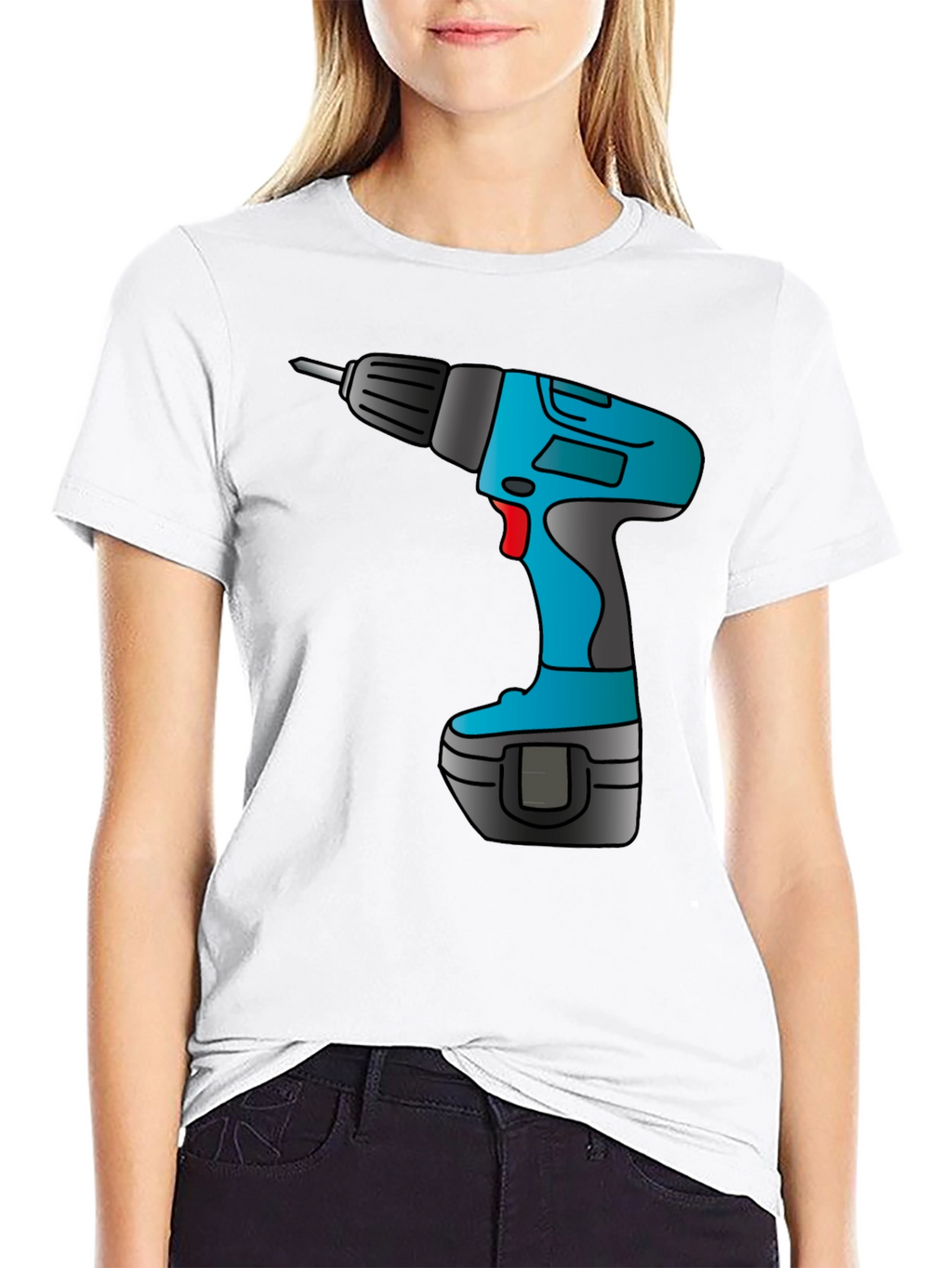 Drill Graphic Tee - Construction Worker Gift