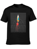 Nautical Illusion Tee - Trendy Graphic T-Shirt