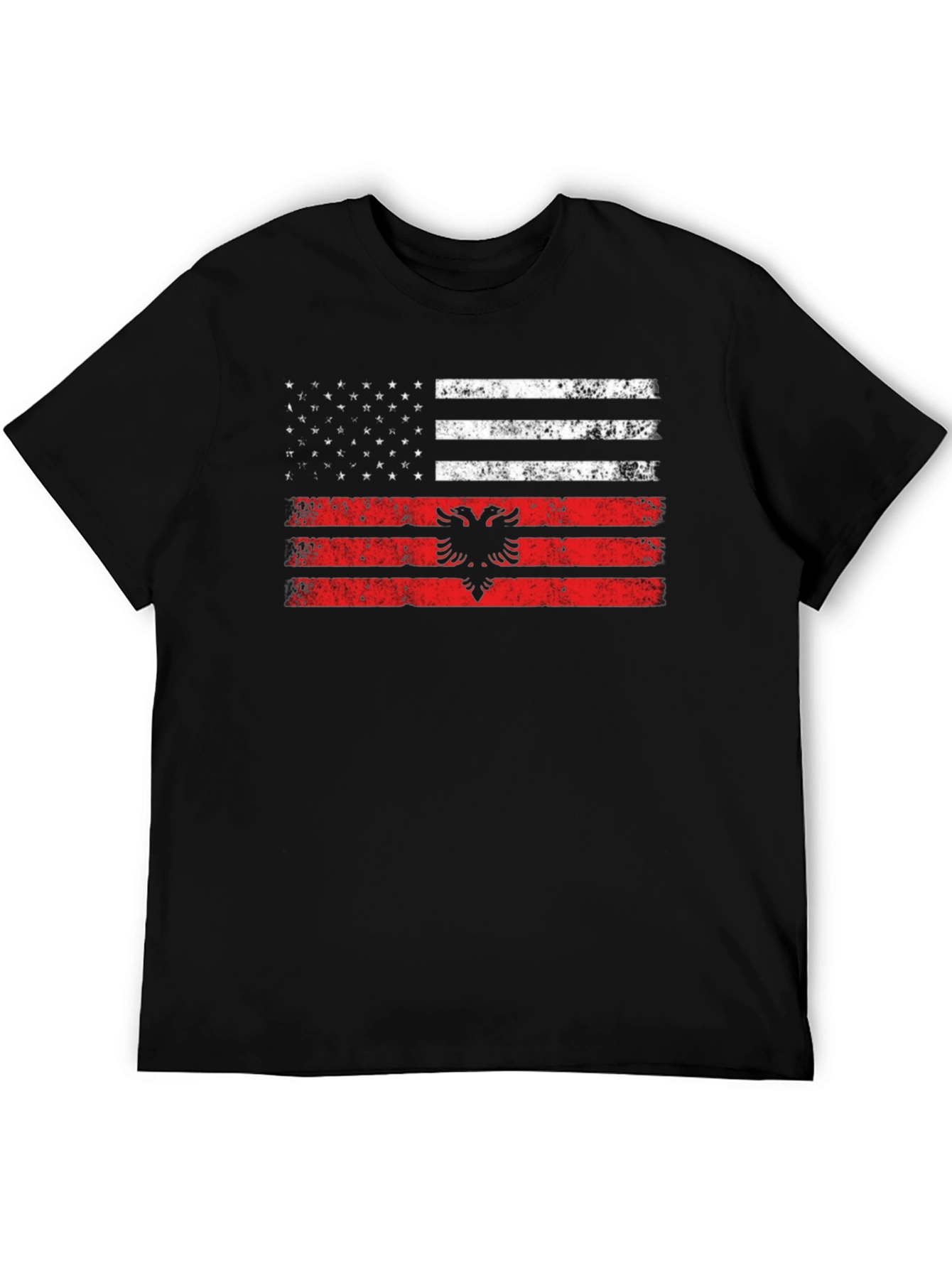 Albania USA Flag T-Shirt
