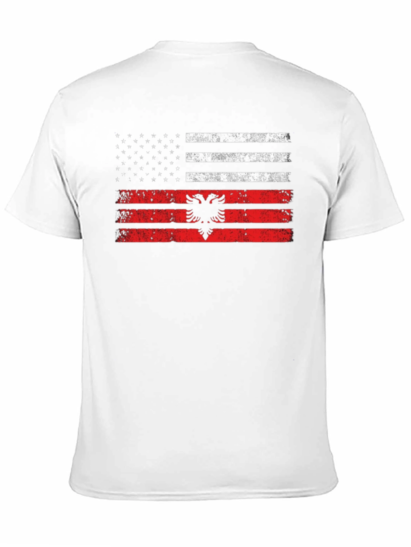 Albania USA Flag T-Shirt