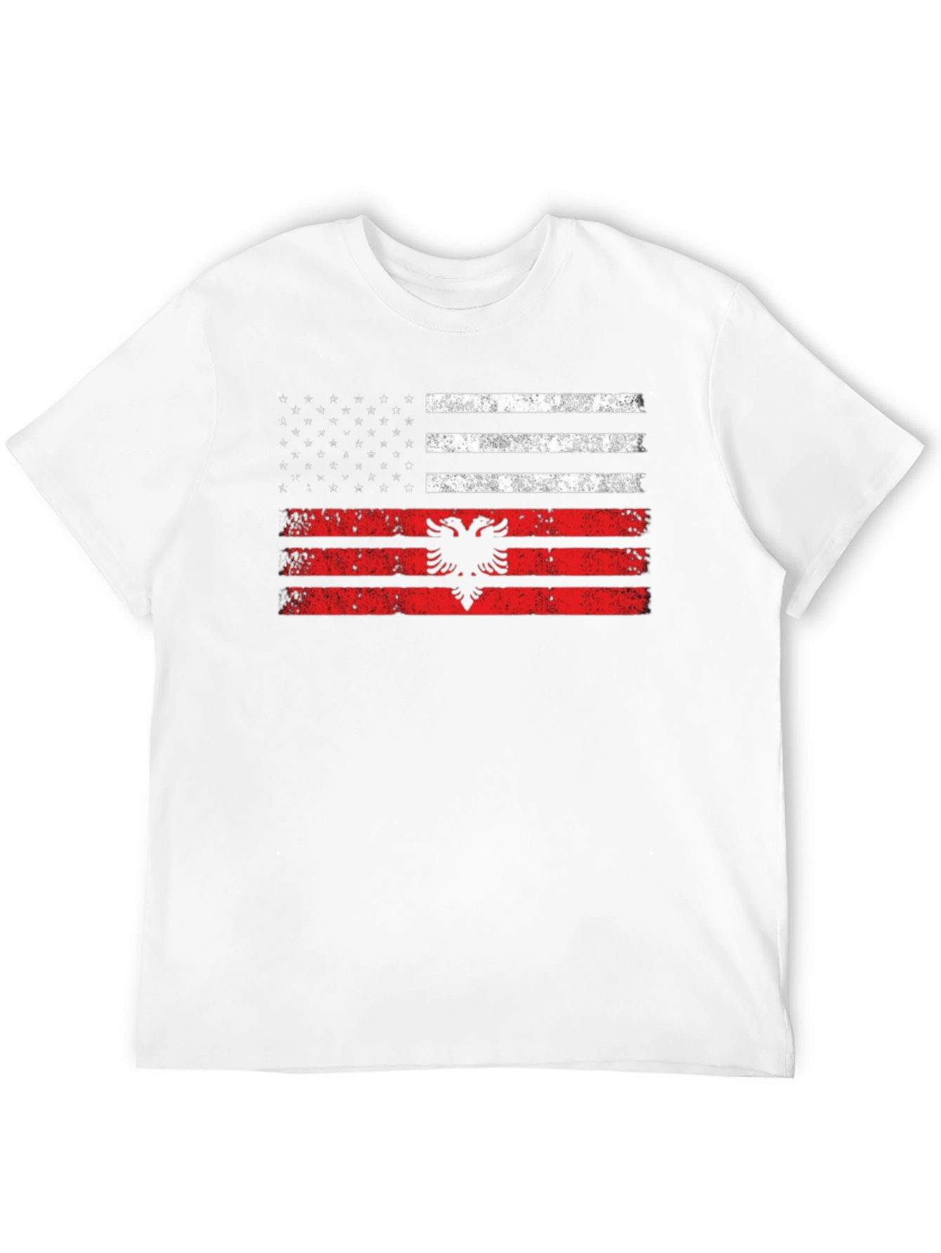 Albania USA Flag T-Shirt