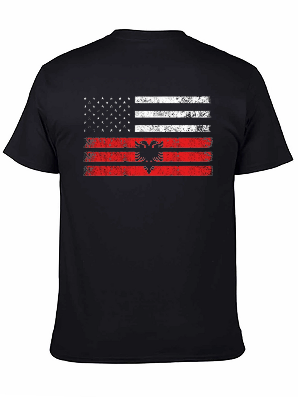 Albania USA Flag T-Shirt