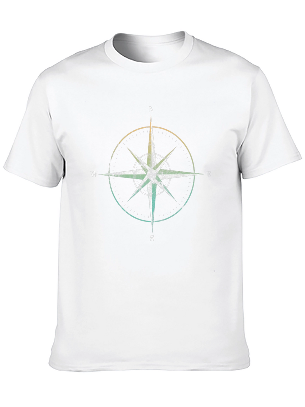Compass Graphic Tee - Black Cotton Blend