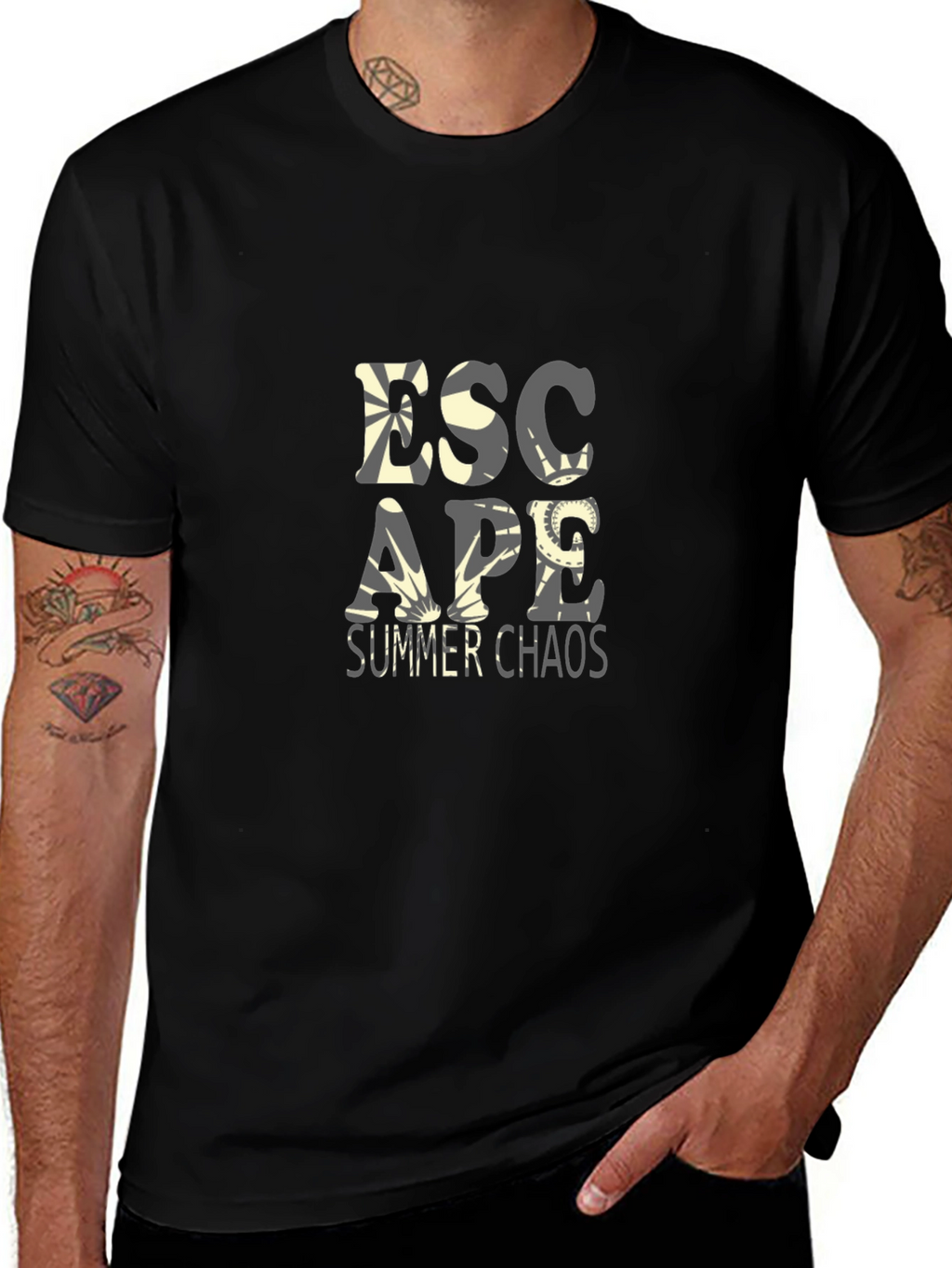 Escape Summer Chaos Graphic T-Shirt