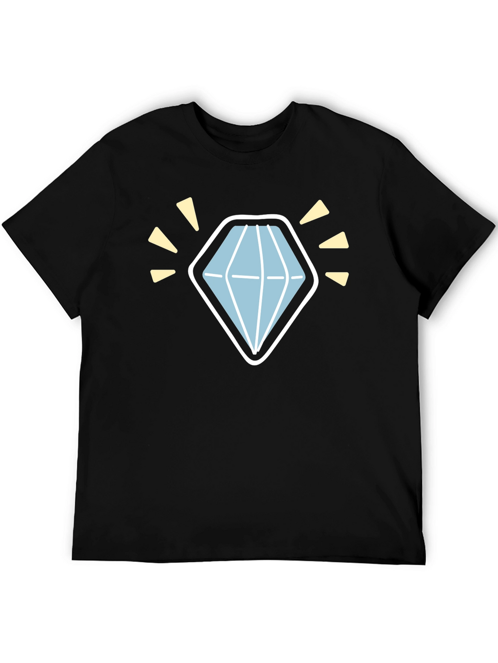 Diamond Graphic Black T-Shirt