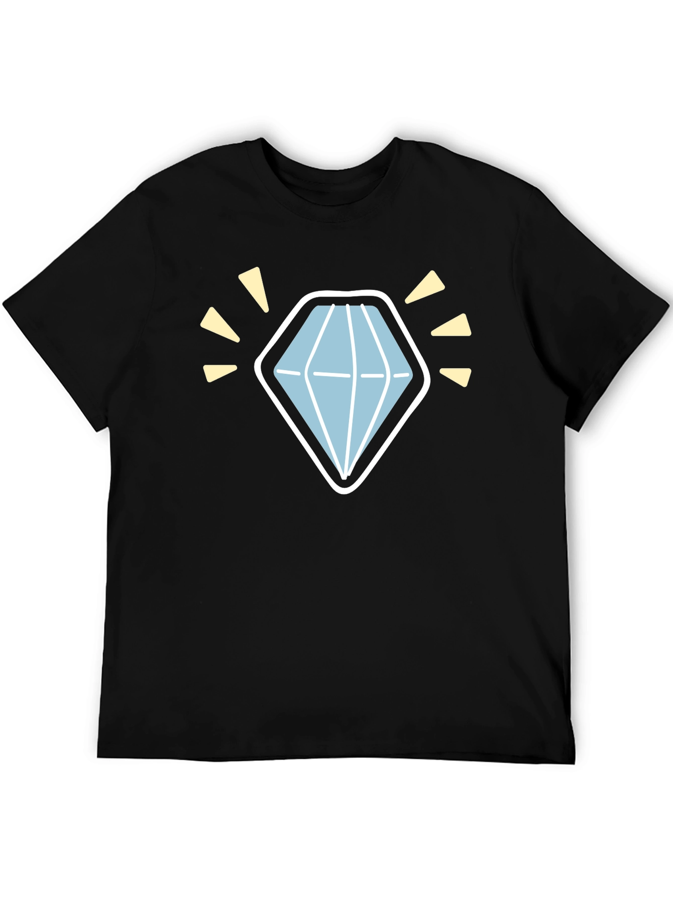 Diamond Graphic Black T-Shirt