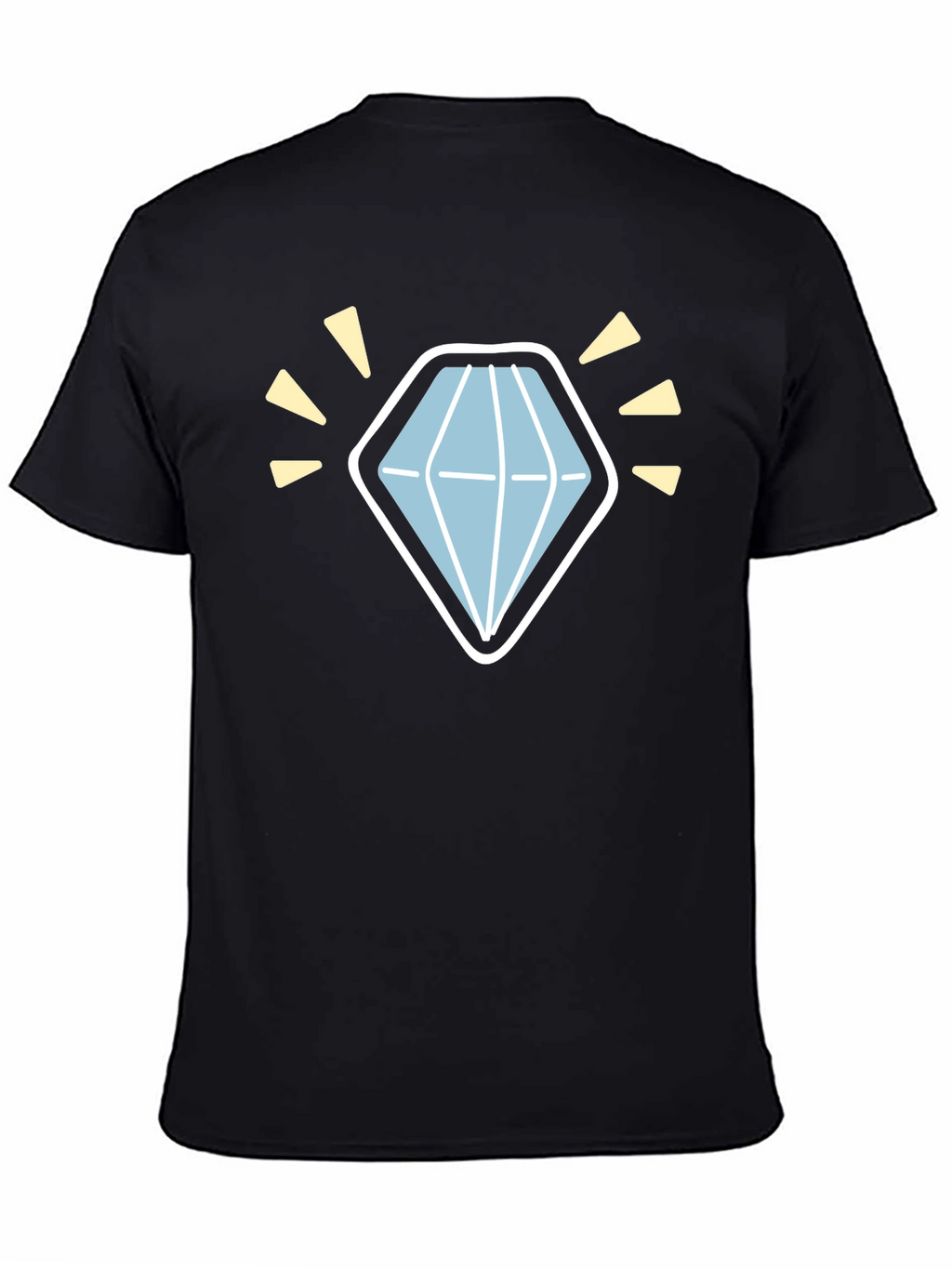 Diamond Graphic Black T-Shirt