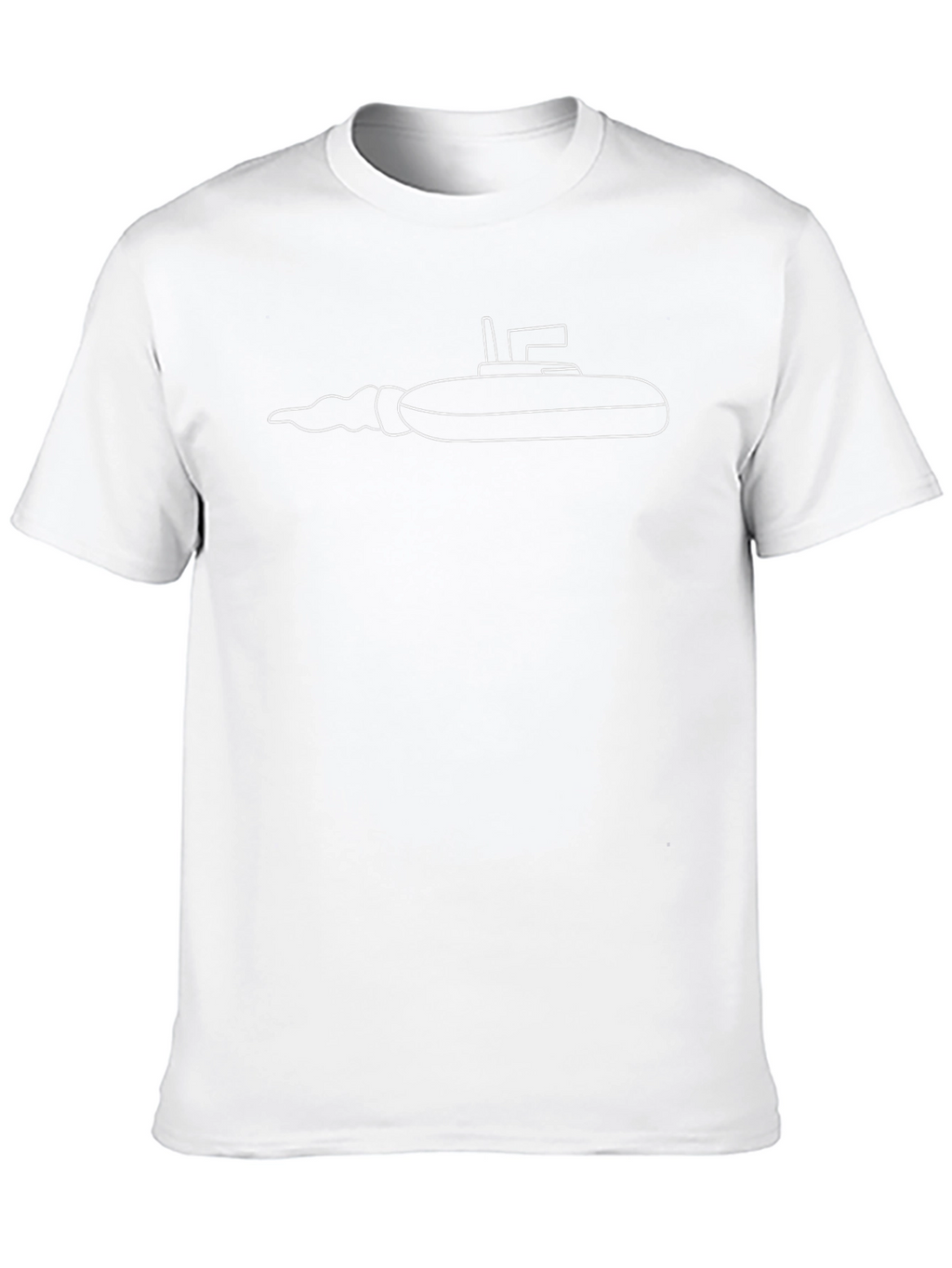Submarine T-Shirt - Black Cotton Graphic Tee