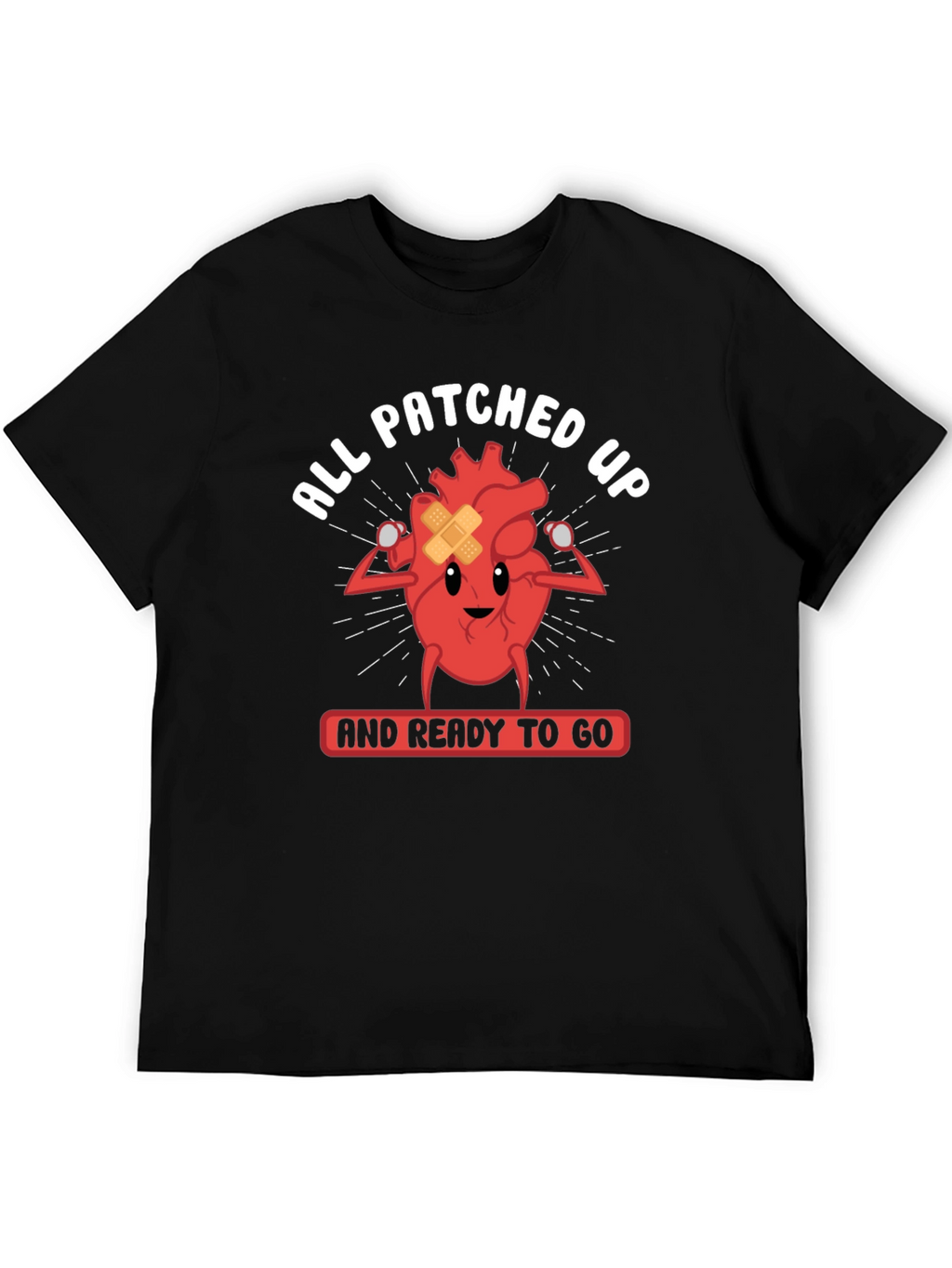 All Patched Up Heart Graphic Tee