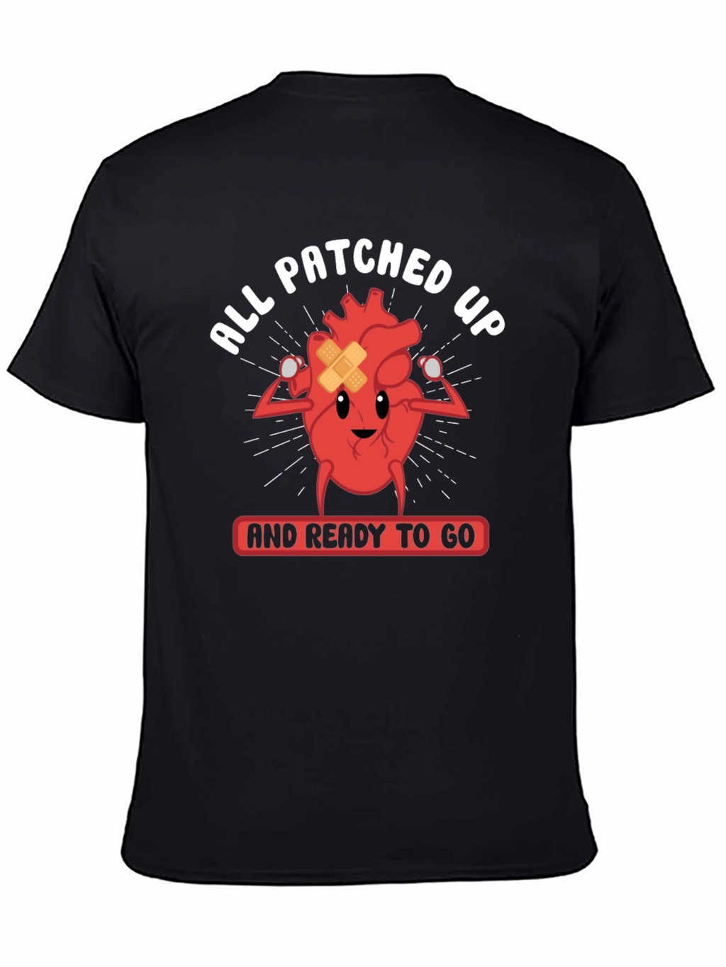 All Patched Up Heart Graphic Tee