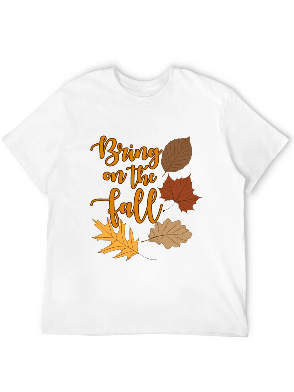 Bring on the Fall T-Shirt - Autumn Leaves Design