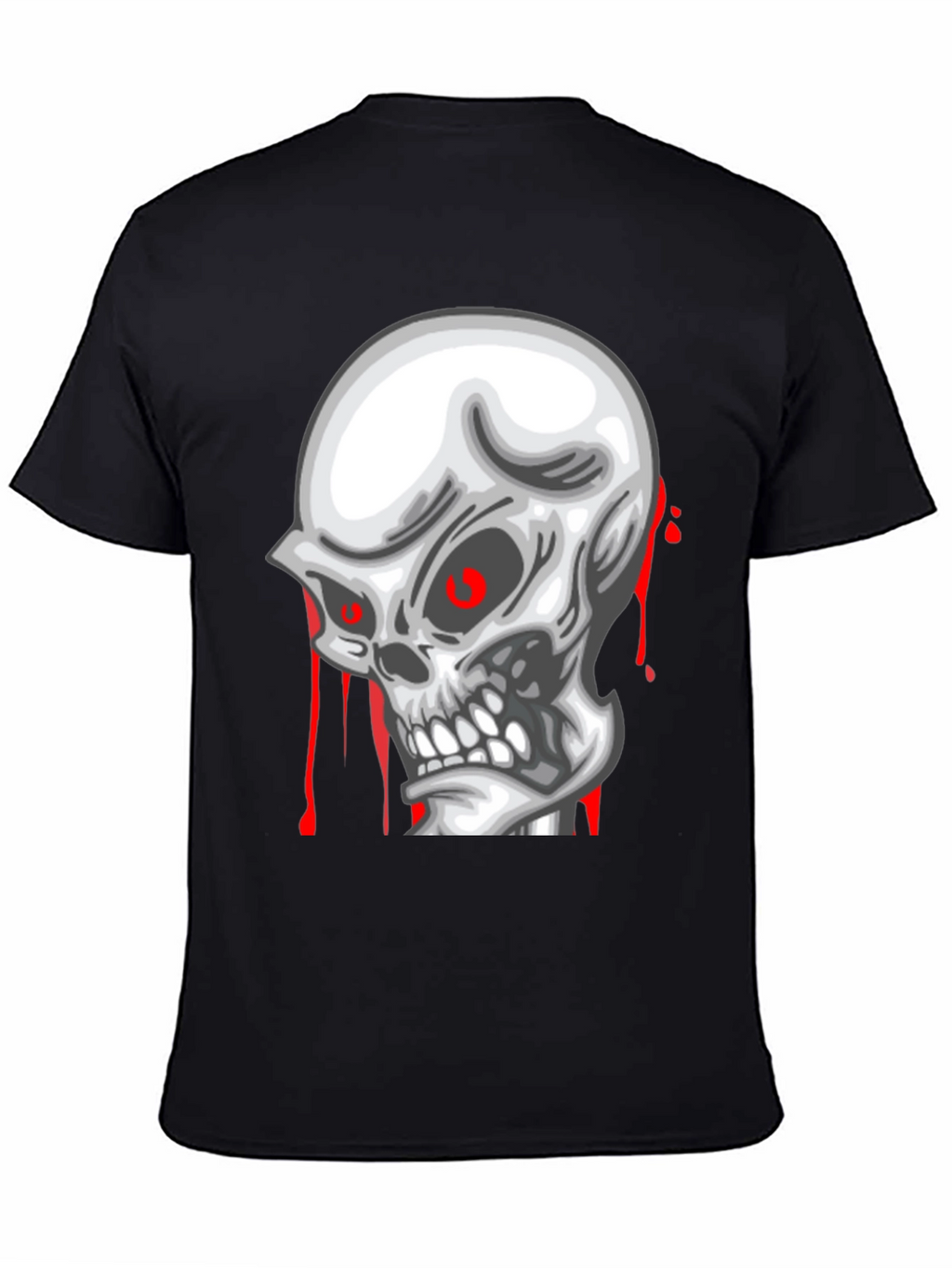 Skull Graphic Tee - Mens Black T-Shirt