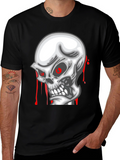 Skull Graphic Tee - Mens Black T-Shirt