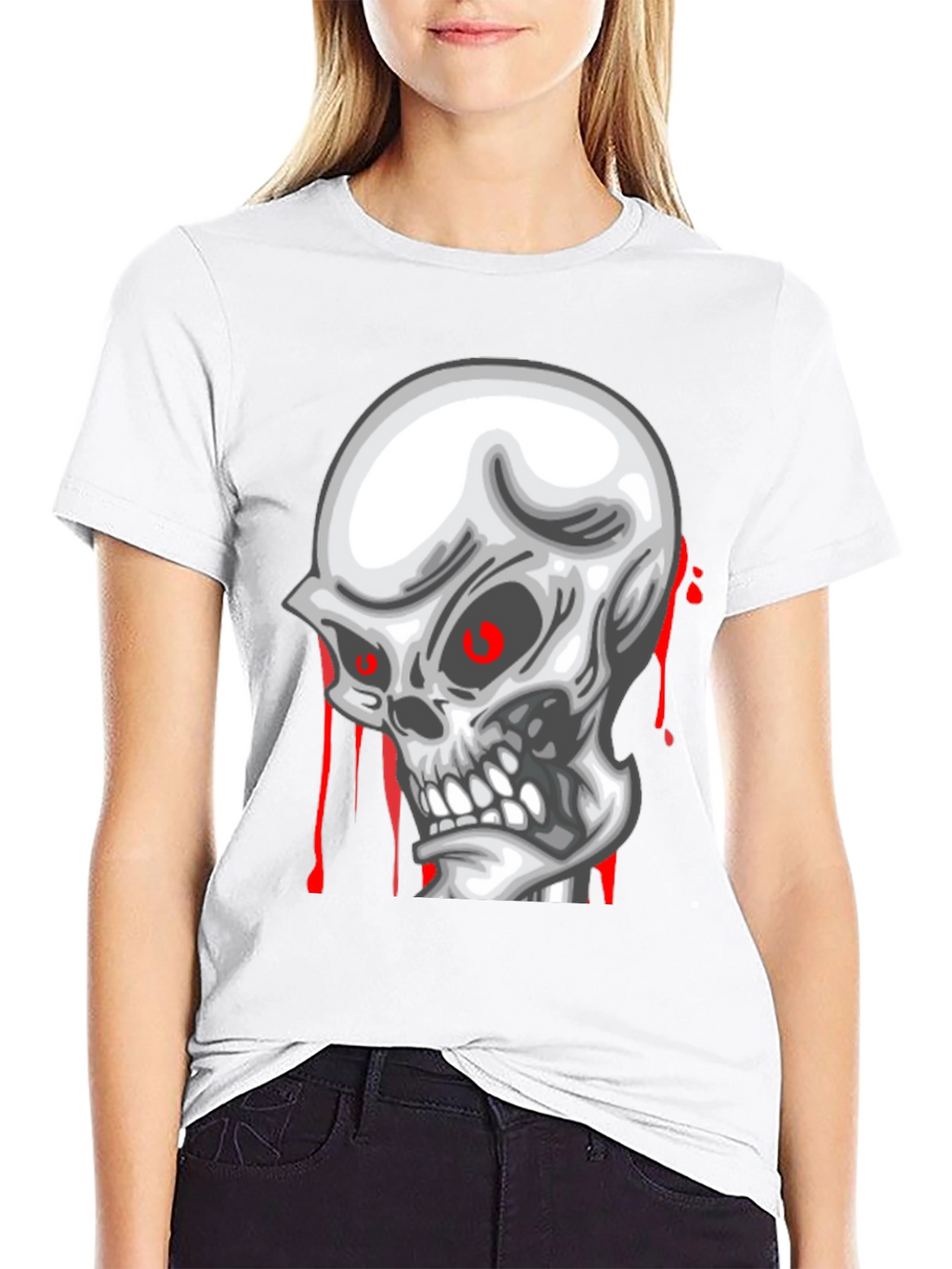 Skull Graphic Tee - Mens Black T-Shirt