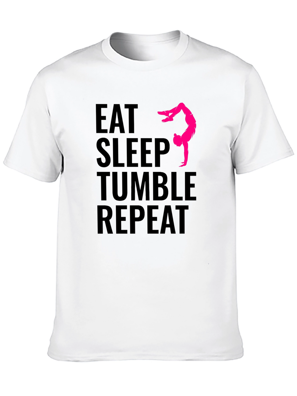 Eat Sleep Tumble Repeat Gymnastics T-Shirt