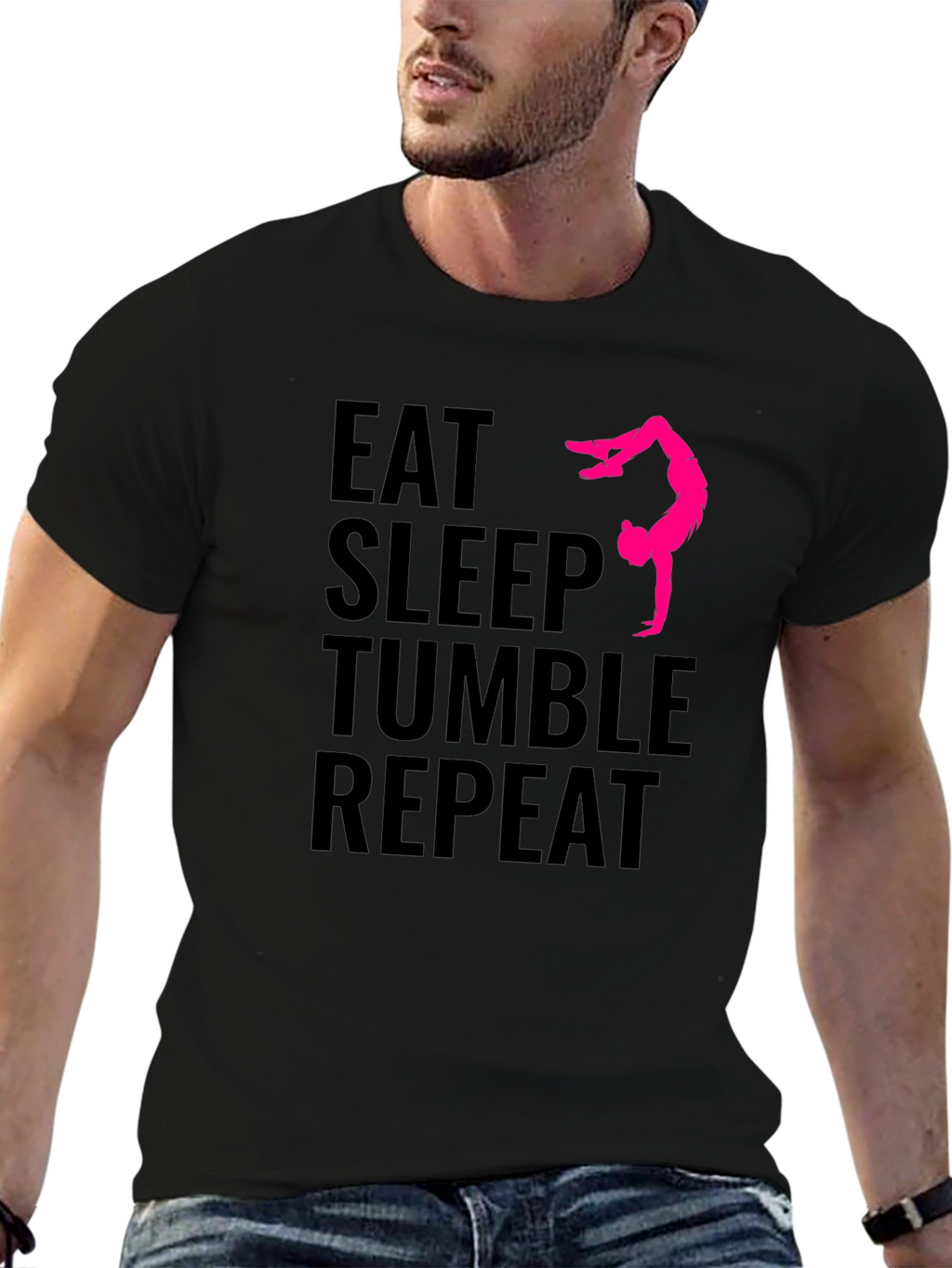 Eat Sleep Tumble Repeat Gymnastics T-Shirt
