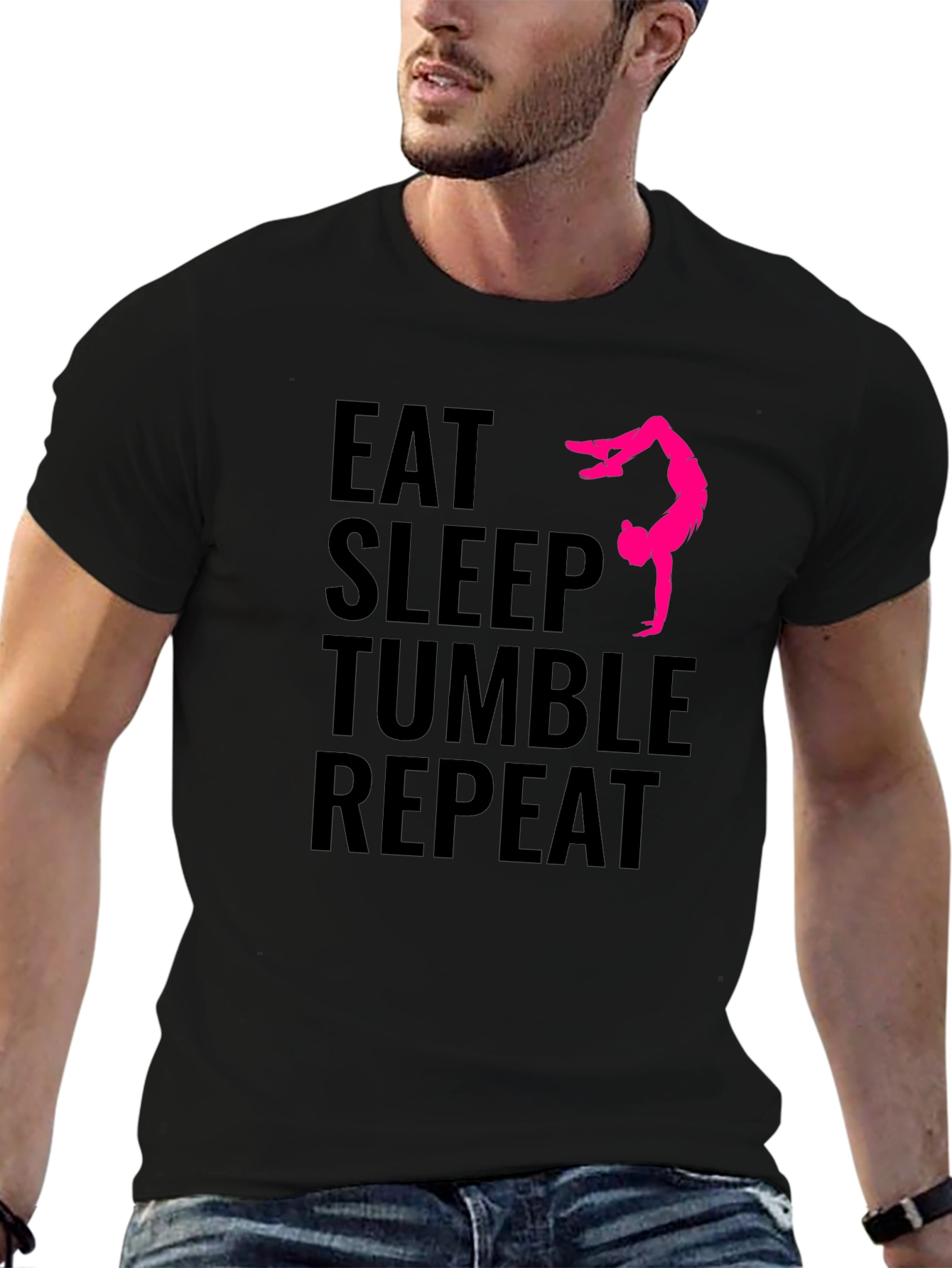 Eat Sleep Tumble Repeat Gymnastics T-Shirt