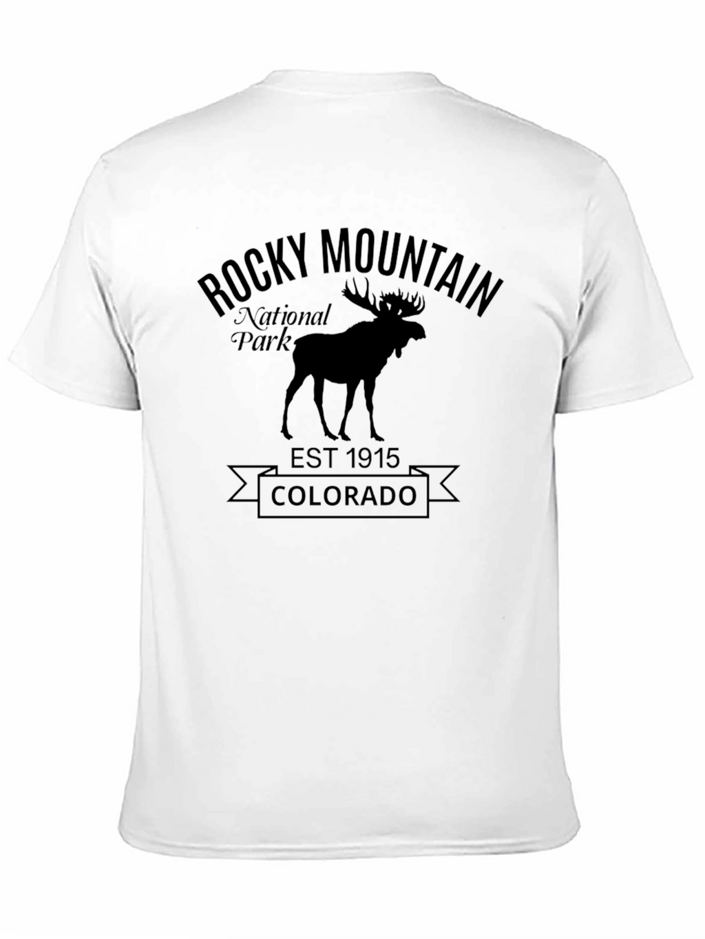 Rocky Mountain National Park Black T-Shirt