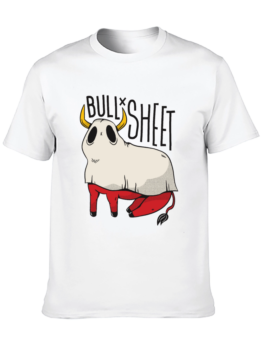 Bull Sheet Funny Ghost T-Shirt