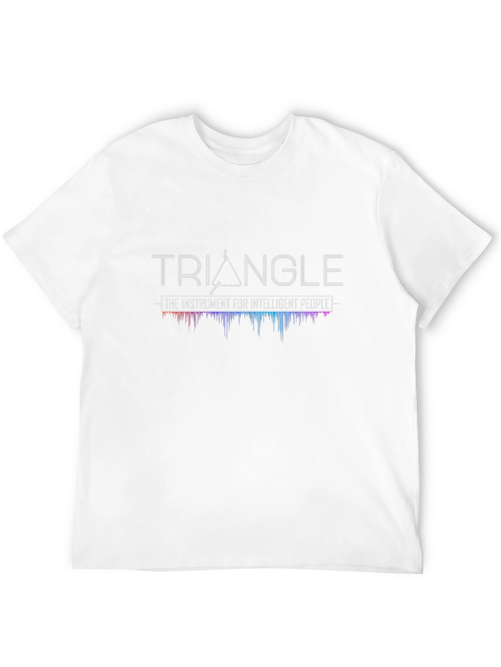 Triangle Instrument Graphic Tee - Intelligent Music Lover Shirt