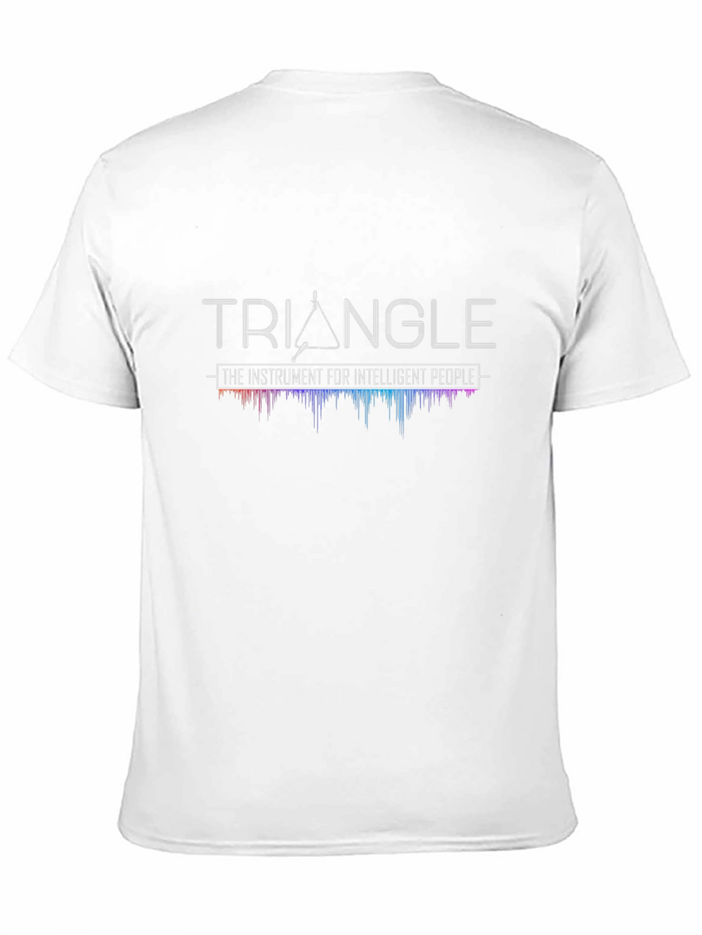 Triangle Instrument Graphic Tee - Intelligent Music Lover Shirt