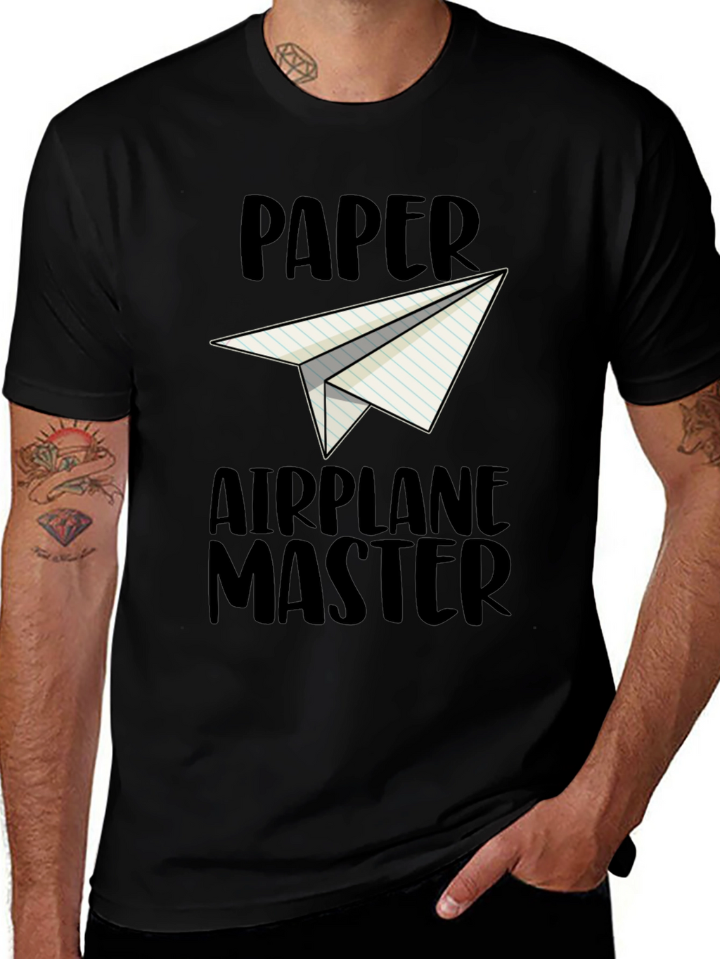 Paper Airplane Master Graphic T-Shirt