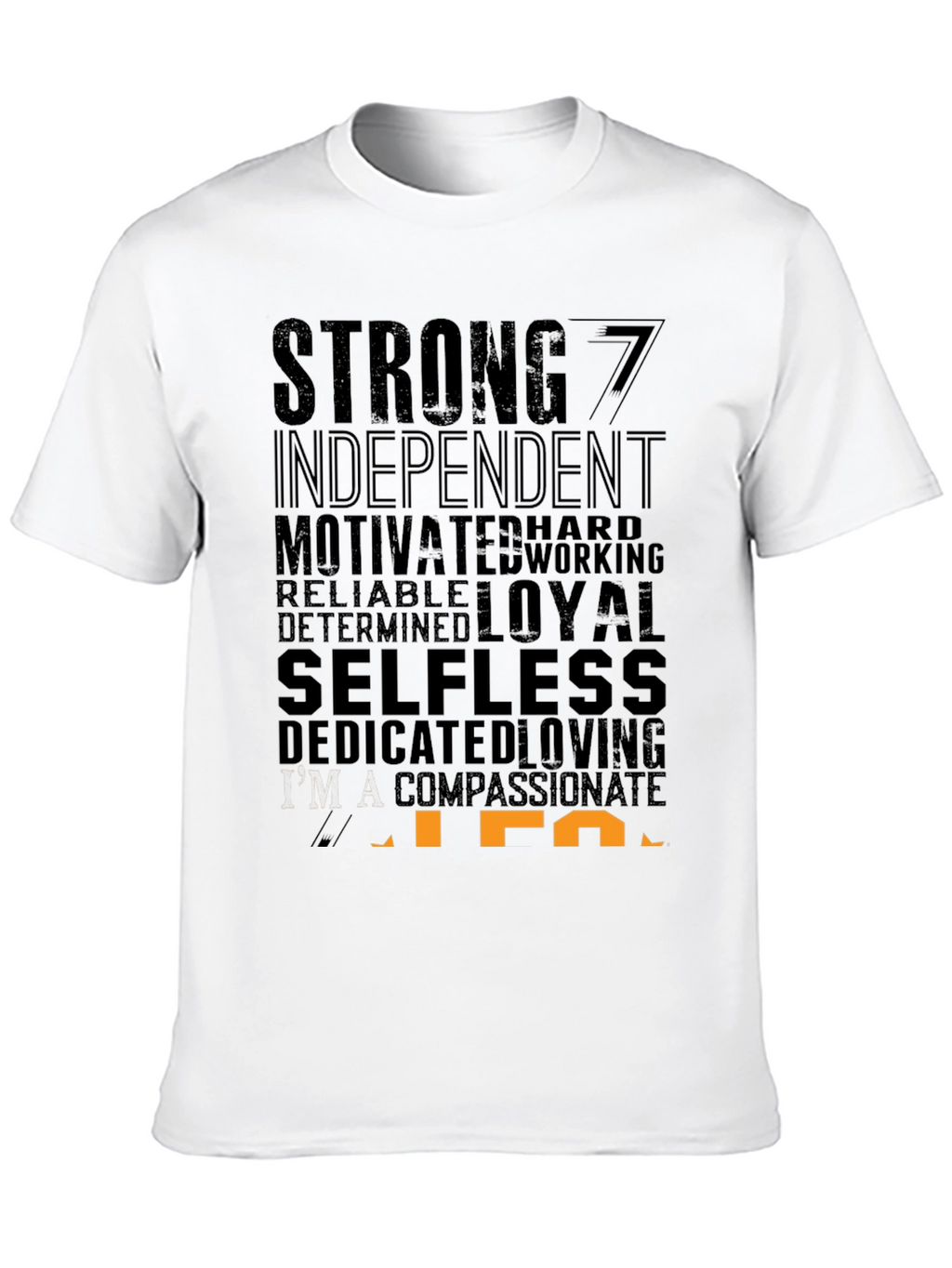 Mens Black Graphic T-Shirt - Strong Independent