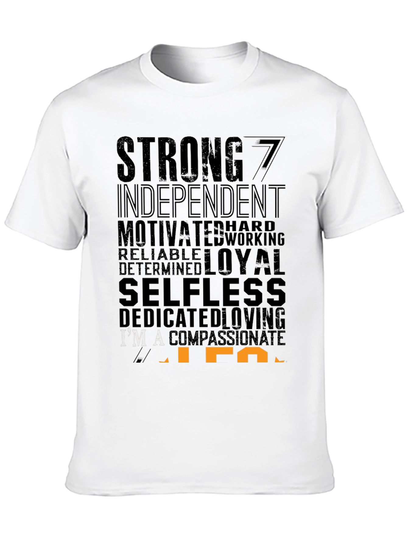 Mens Black Graphic T-Shirt - Strong Independent