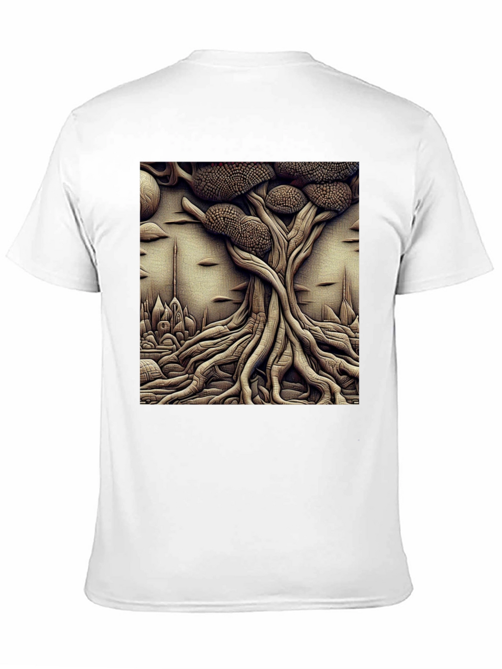 Surreal Tree Graphic Tee - Unique Art Shirt