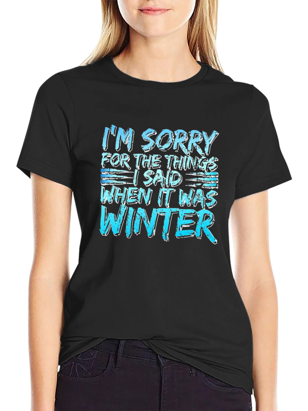 Funny Winter Apology T-Shirt
