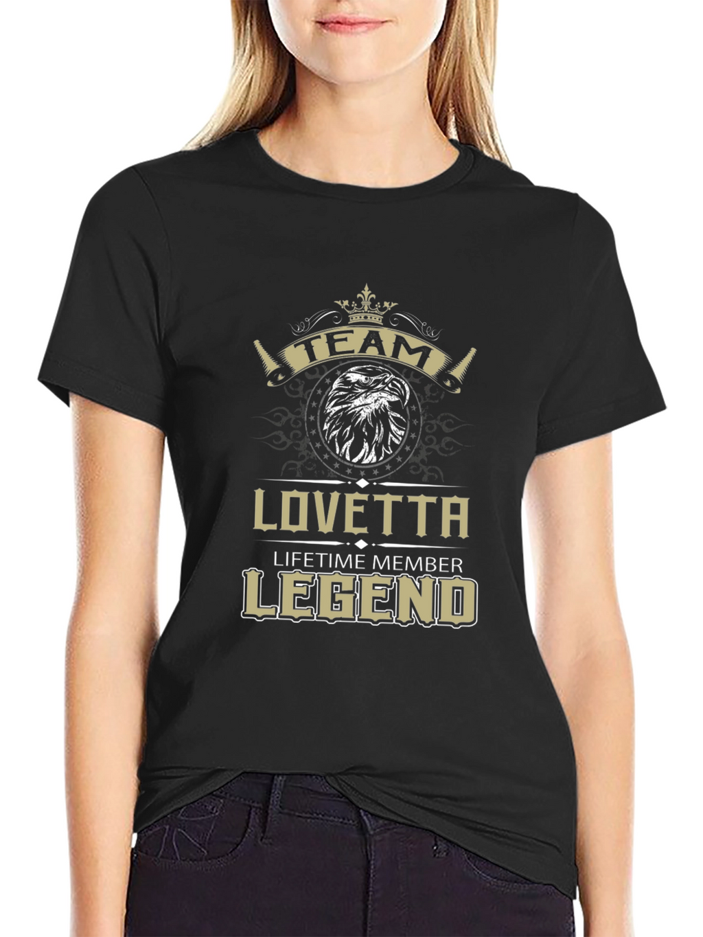 Lovetta Team Legend Black T-Shirt