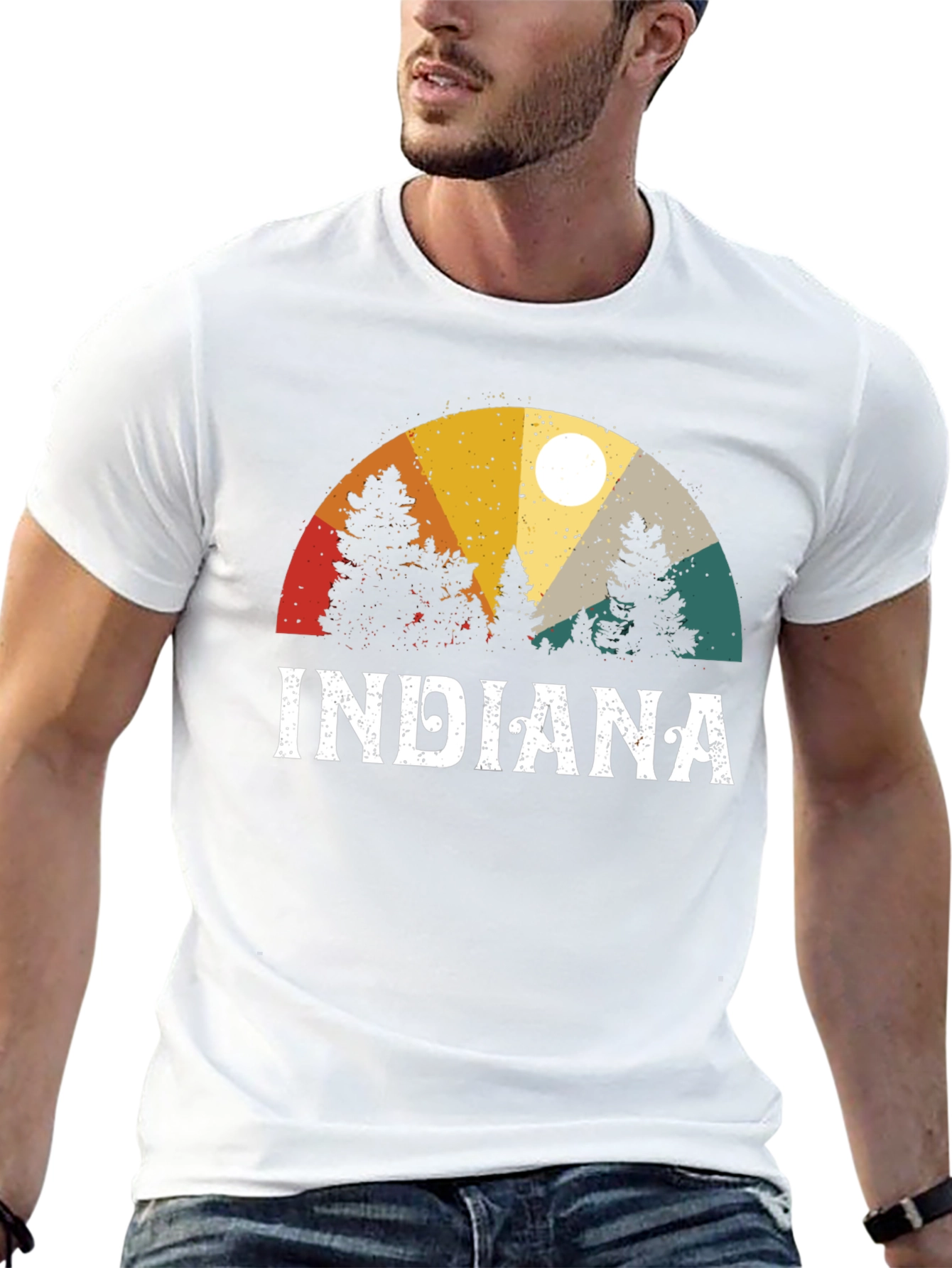 Indiana Retro Graphic T-Shirt