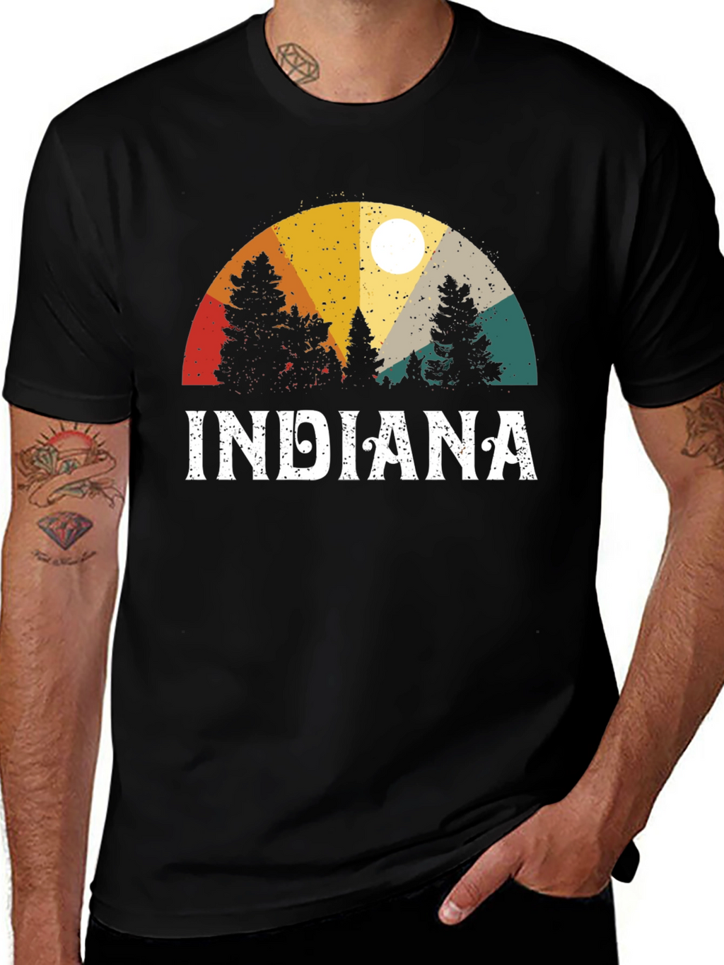 Indiana Retro Graphic T-Shirt