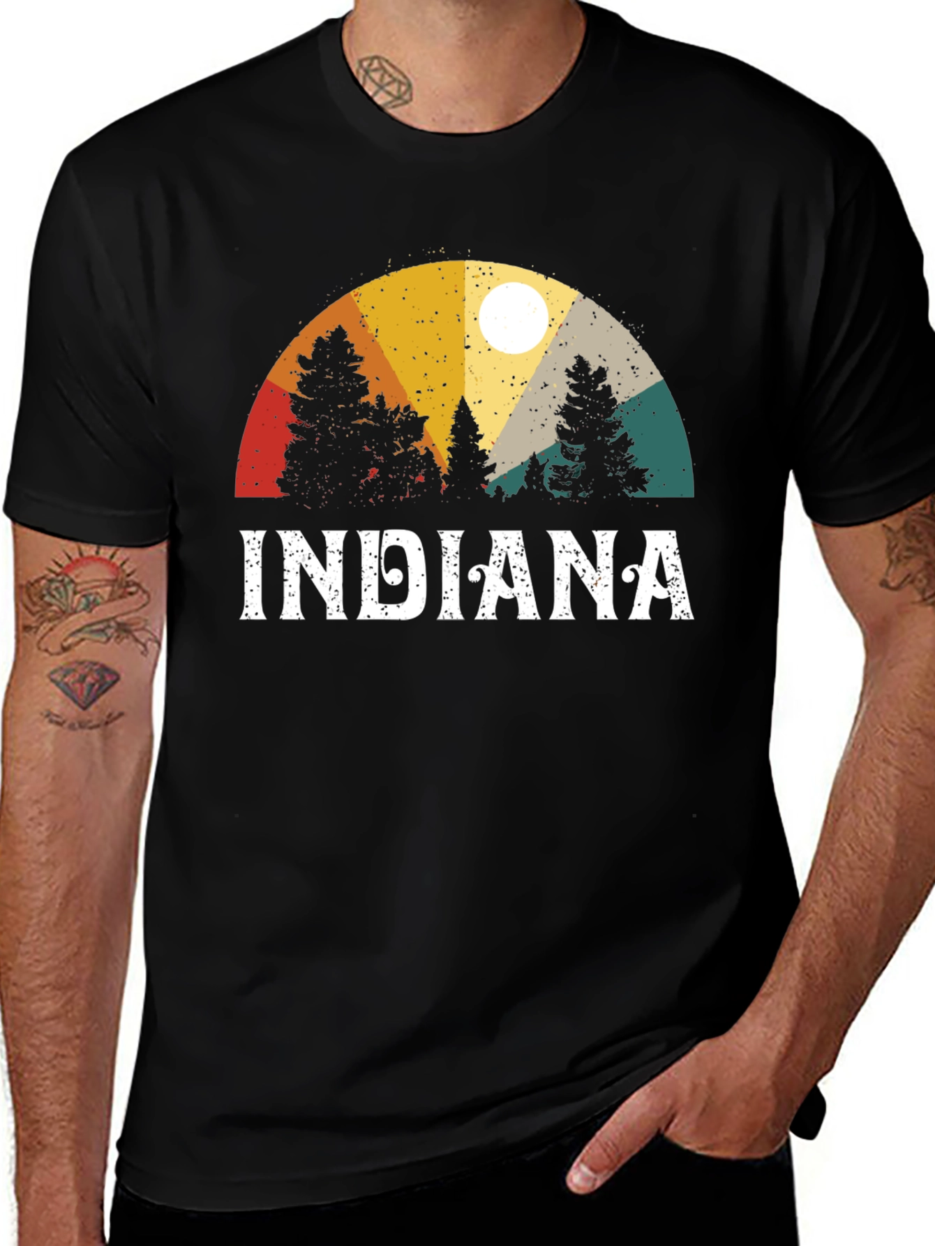 Indiana Retro Graphic T-Shirt