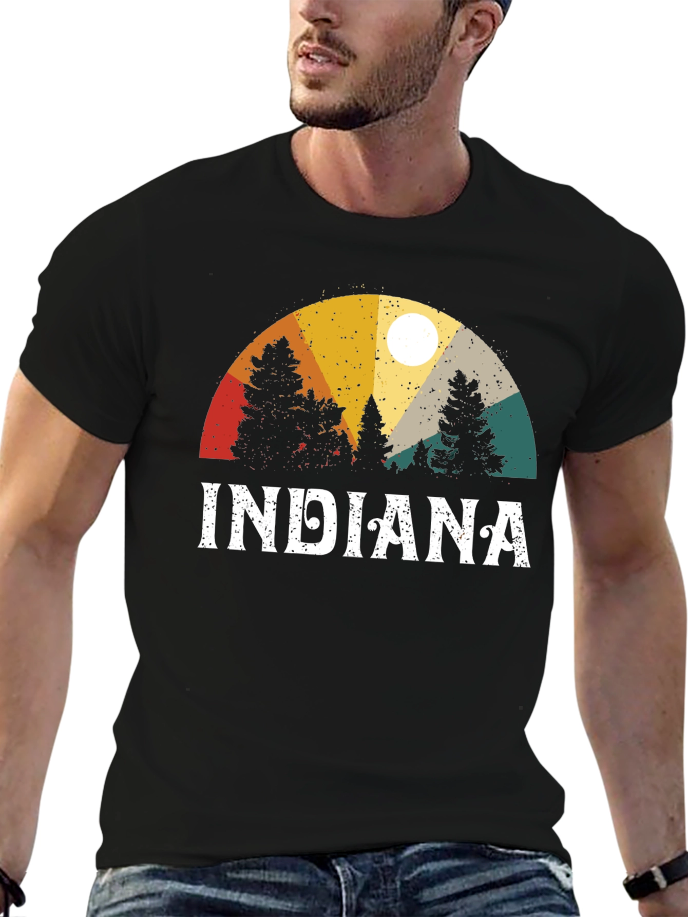 Indiana Retro Graphic T-Shirt